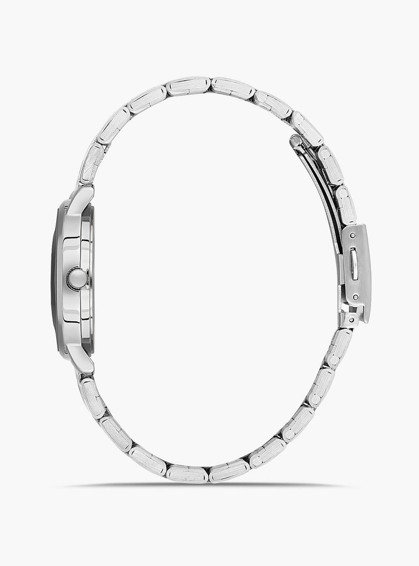 Omax Silver Analog Stainless Steel Strap Watch | 00ZMC002I008 | 32 MM-women-watchesandjewellery-watches-image-2