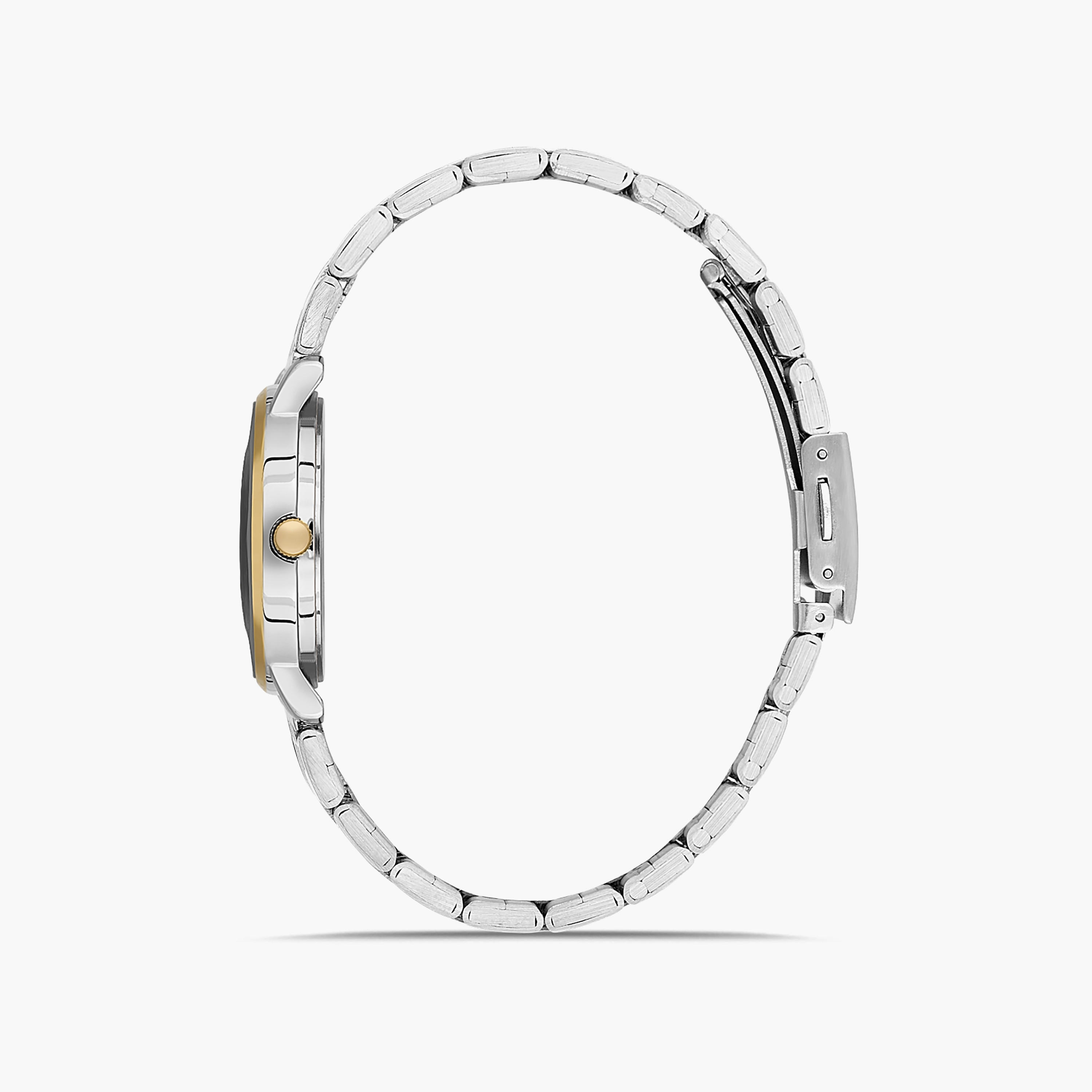 Omax Silver & Gold Analog Stainless Steel Strap Watch | 00ZMC002N001-women-watchesandjewellery-watches-image-2