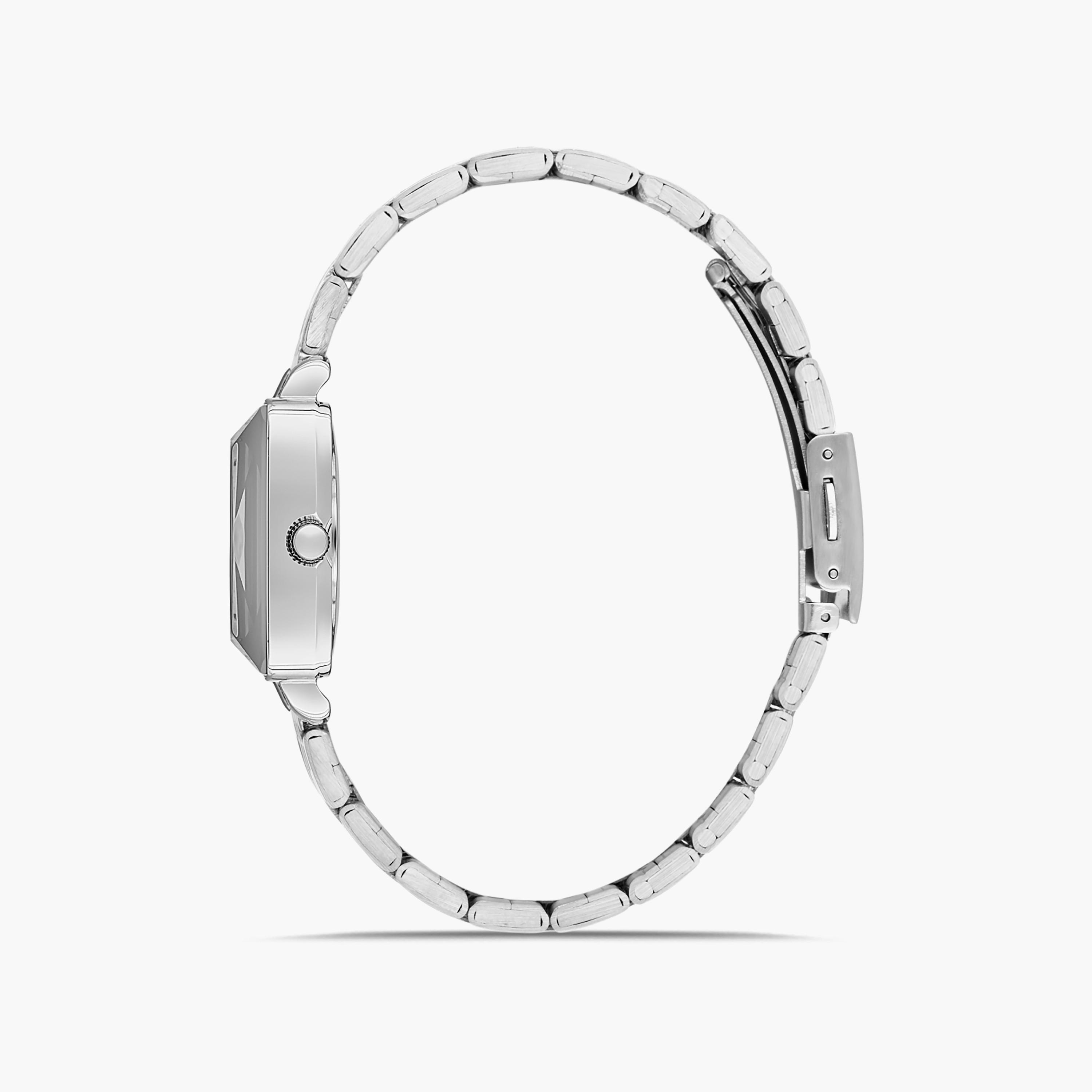 ساعة اوماكس بلون فضي مع انالوج بسوار ستانلس ستيل | 00ZMS002I008-women-watchesandjewellery-watches-image-2