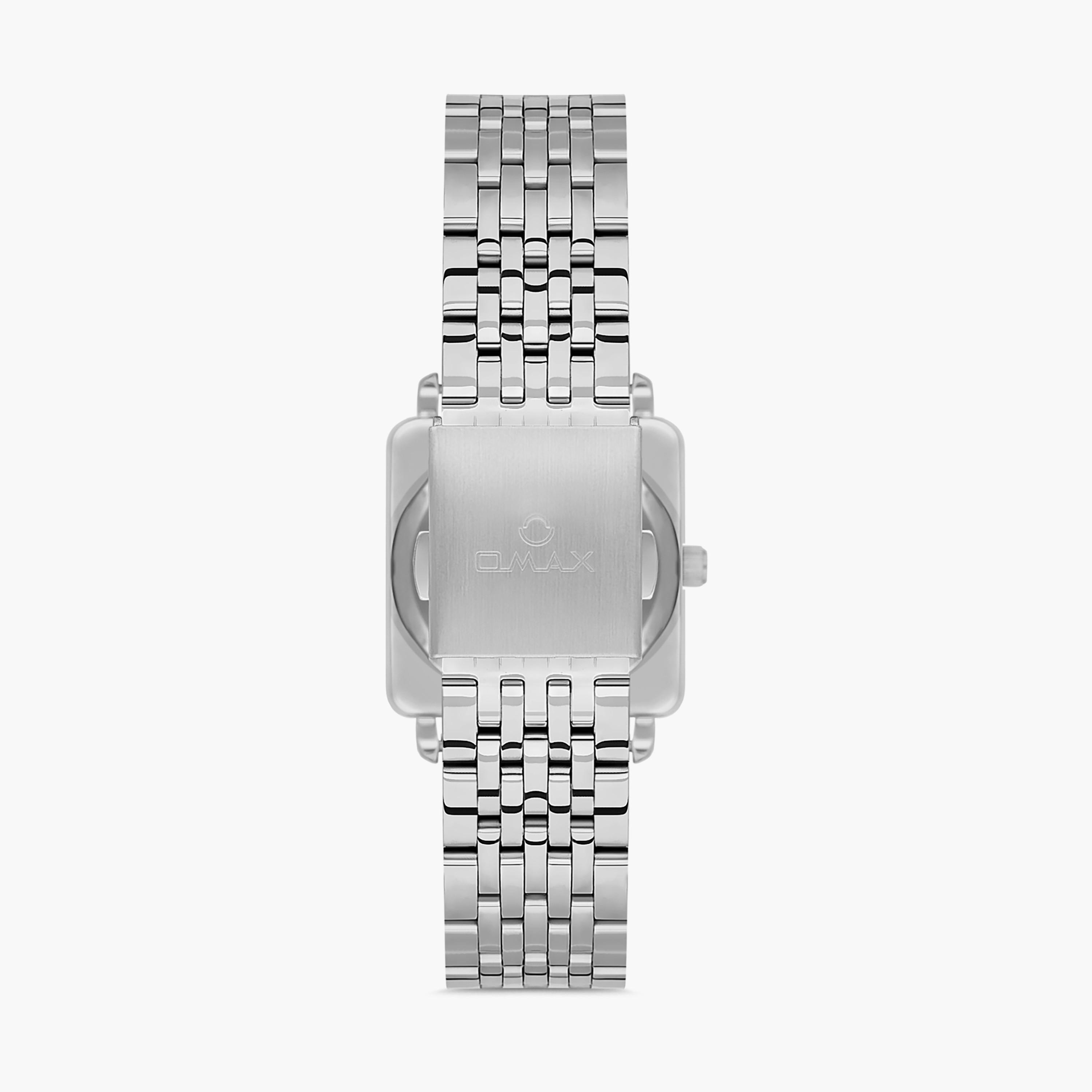 Omax Silver Analog Stainless Steel Strap Watch | 00ZMS002I008-women-watchesandjewellery-watches-image-3