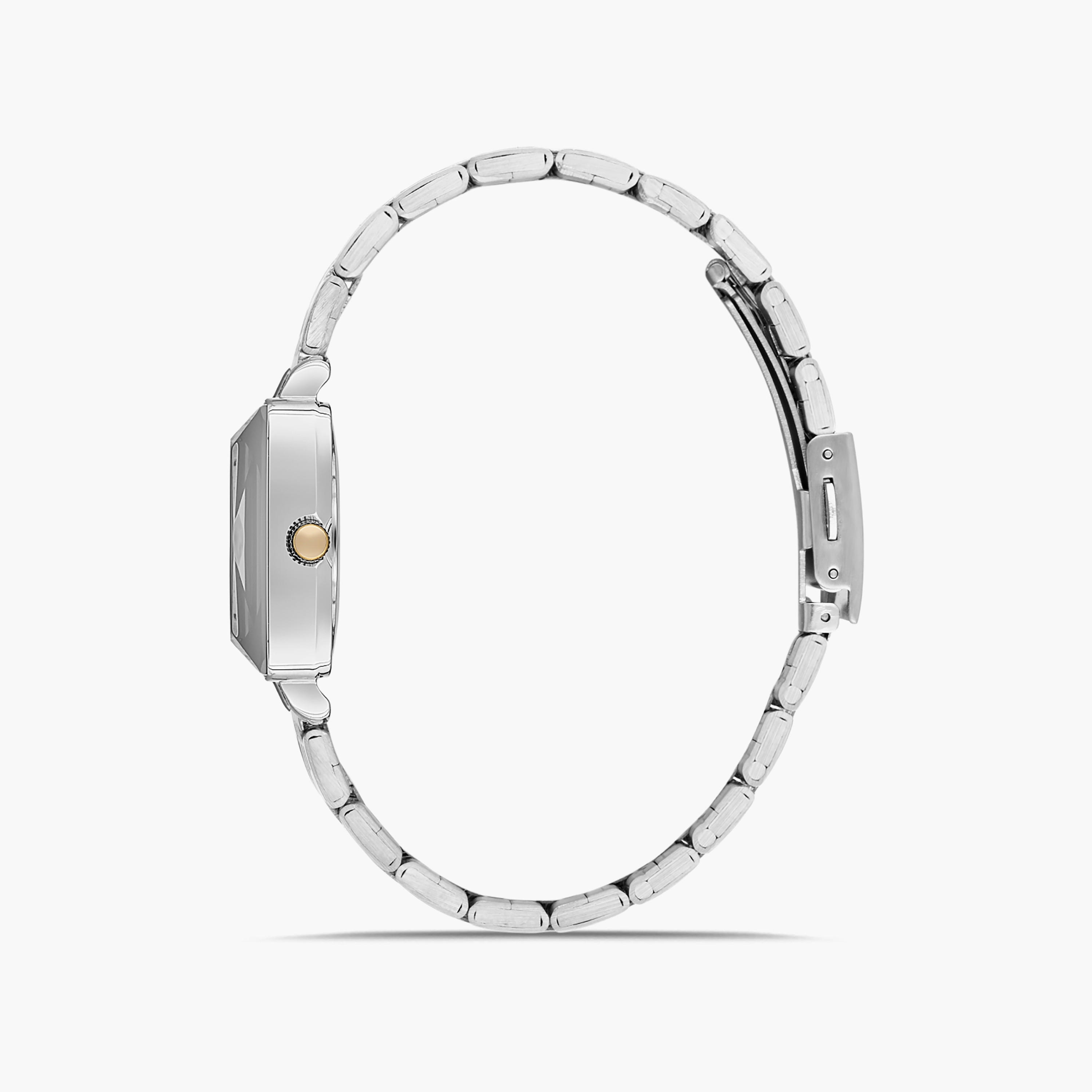 ساعة اوماكس بلون فضي وذهبي مع انالوج بسوار ستانلس ستيل | 00ZMS002N002-women-watchesandjewellery-watches-image-2