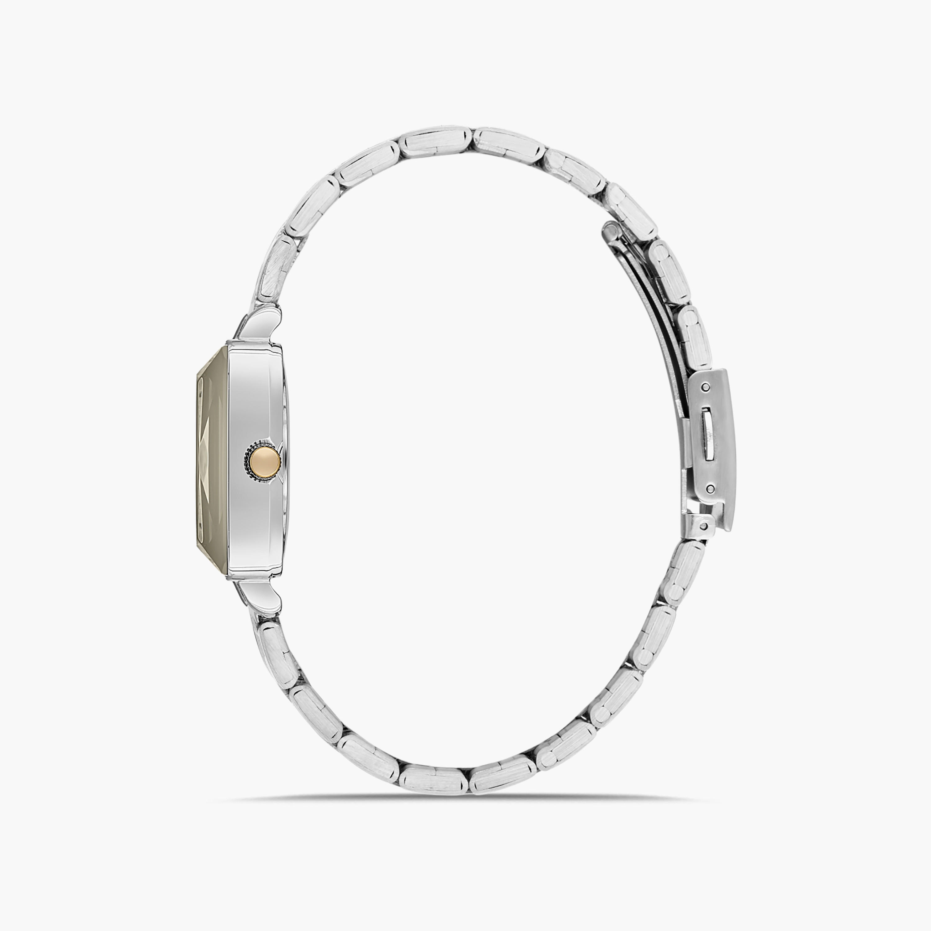 Omax Silver & Gold Analog Stainless Steel Strap Watch | 00ZMS002N008 | 26 MM-women-watchesandjewellery-watches-image-2