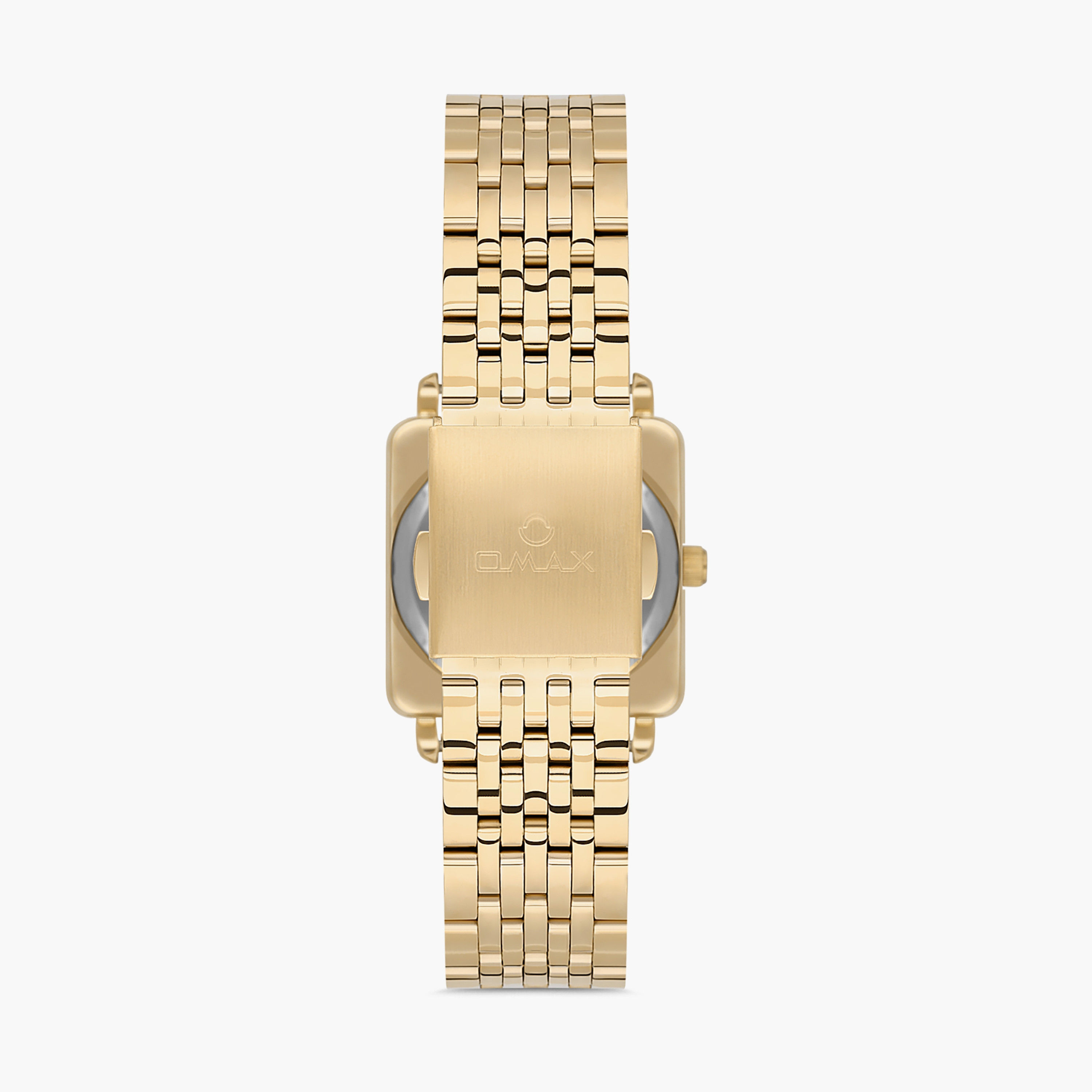 Omax Gold Analog Stainless Steel Strap Watch | 00ZMS002Q001 | 26 MM-women-watchesandjewellery-watches-image-3