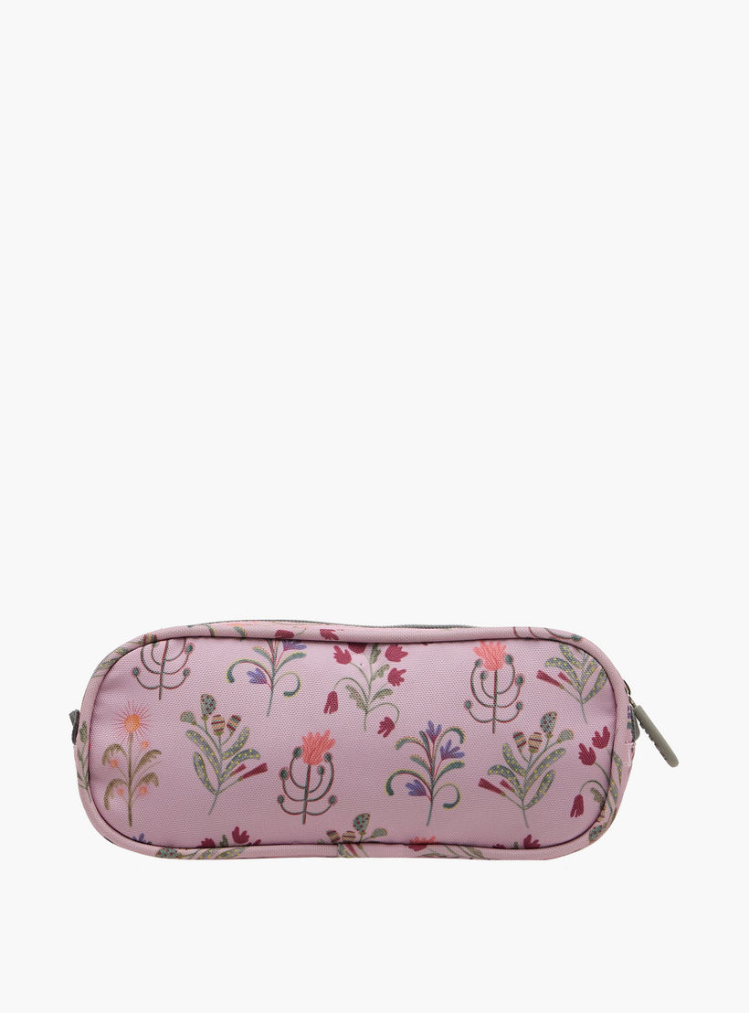 J World All-Over Floral Print Pencil Pouch with Zip Closure-school-stationery-pencilcases-image-3