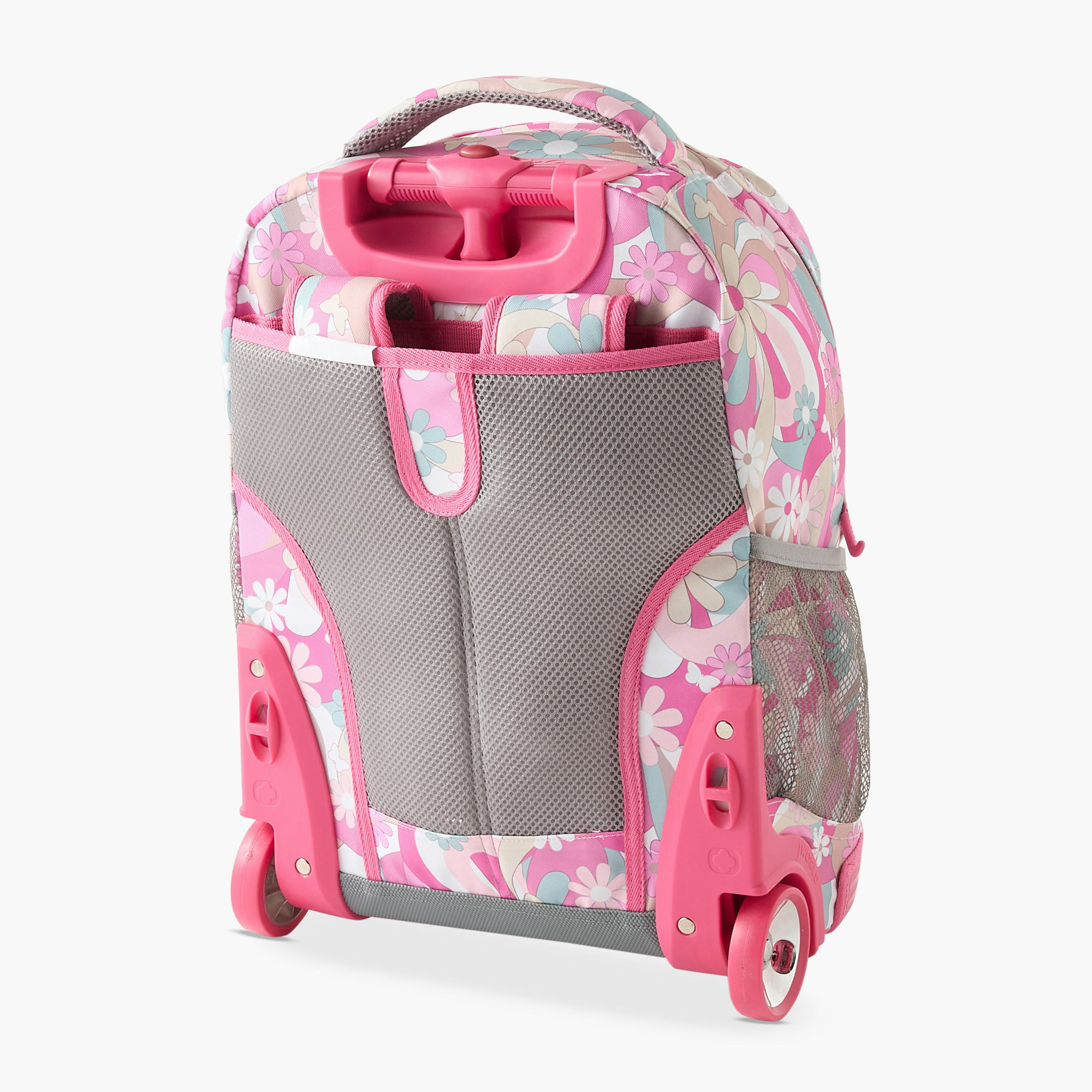 J World 18-inch All-Over Floral Print Trolley Backpack with Retractable Handle - 21x32x46 cm-school-bagsandbackpacks-trolleybags-image-6