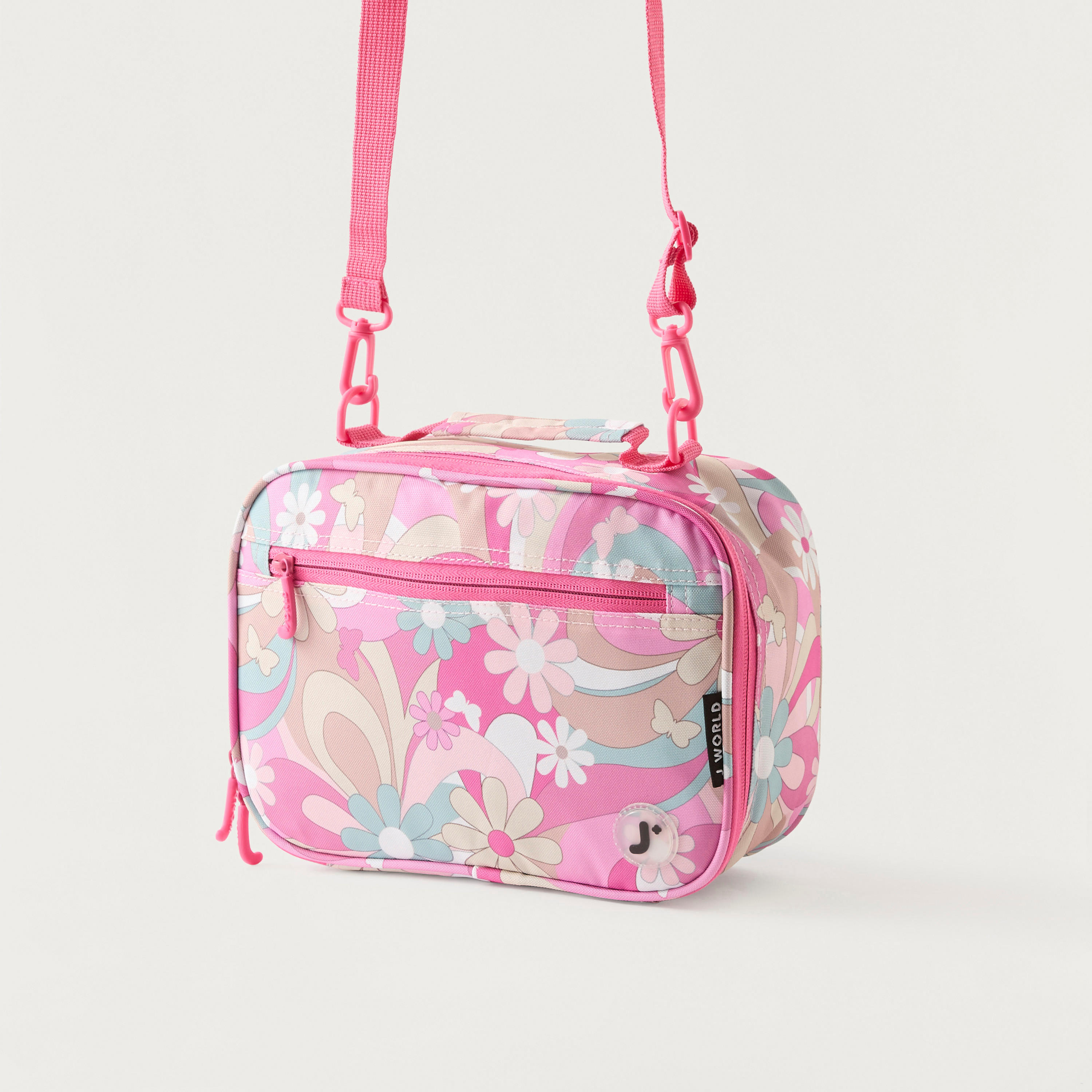 J World Floral Print Lunch Bag with Detachable Strap-school-lunchessentials-lunchbags-image-2