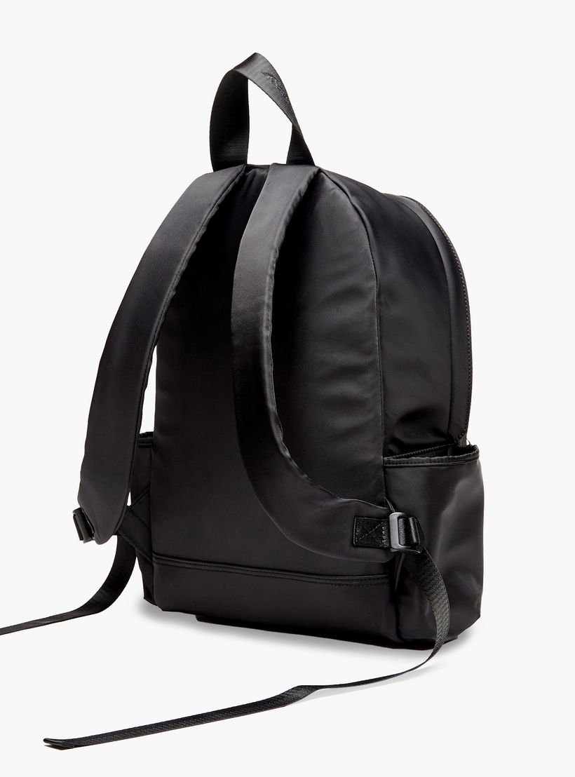 Missy Solid Backpack with Zip Closure and Adjustable Strap-women-bagsandwallets-backpacks-image-4
