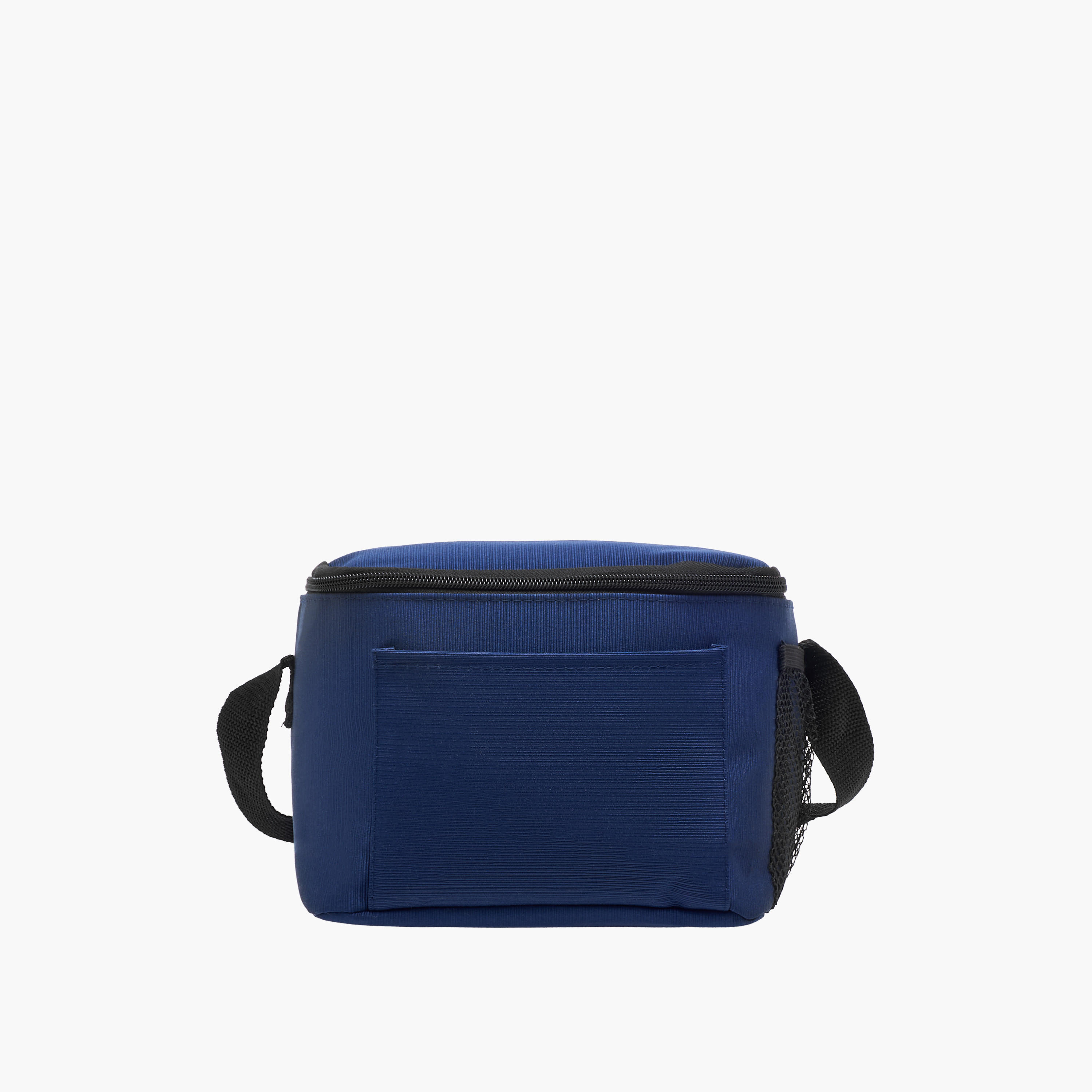 شنطة غداء سادة بجيوب جانبية وسحاب إغلاق-school-lunchessentials-lunchbags-image-1