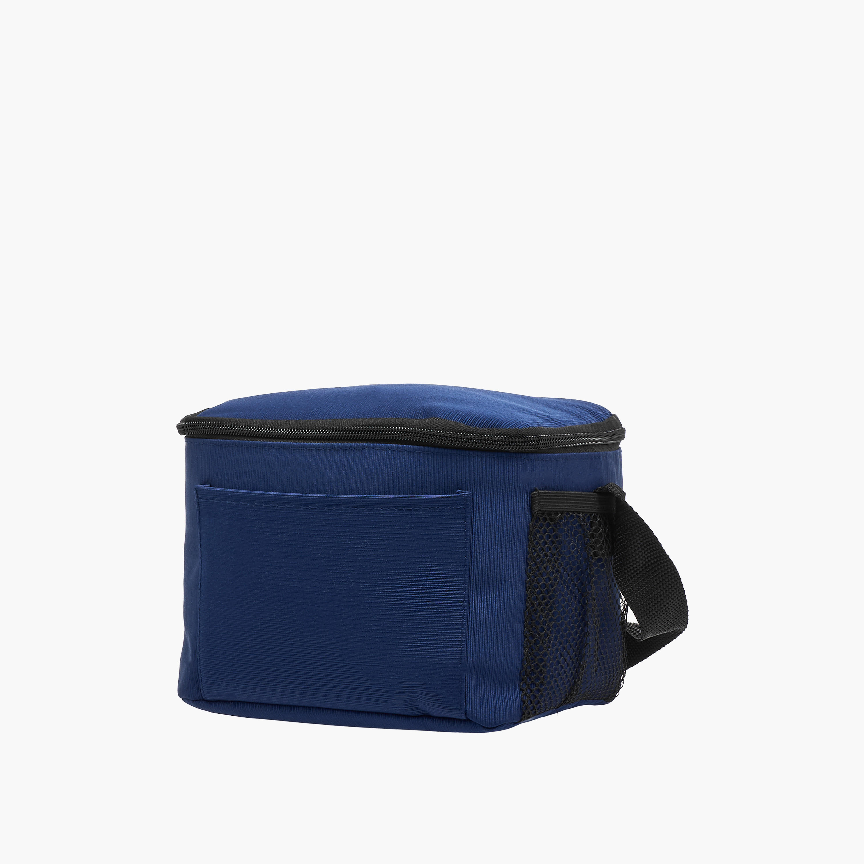 Solid Lunch Bag with Zip Closure and Side Pockets-school-lunchessentials-lunchbags-image-2