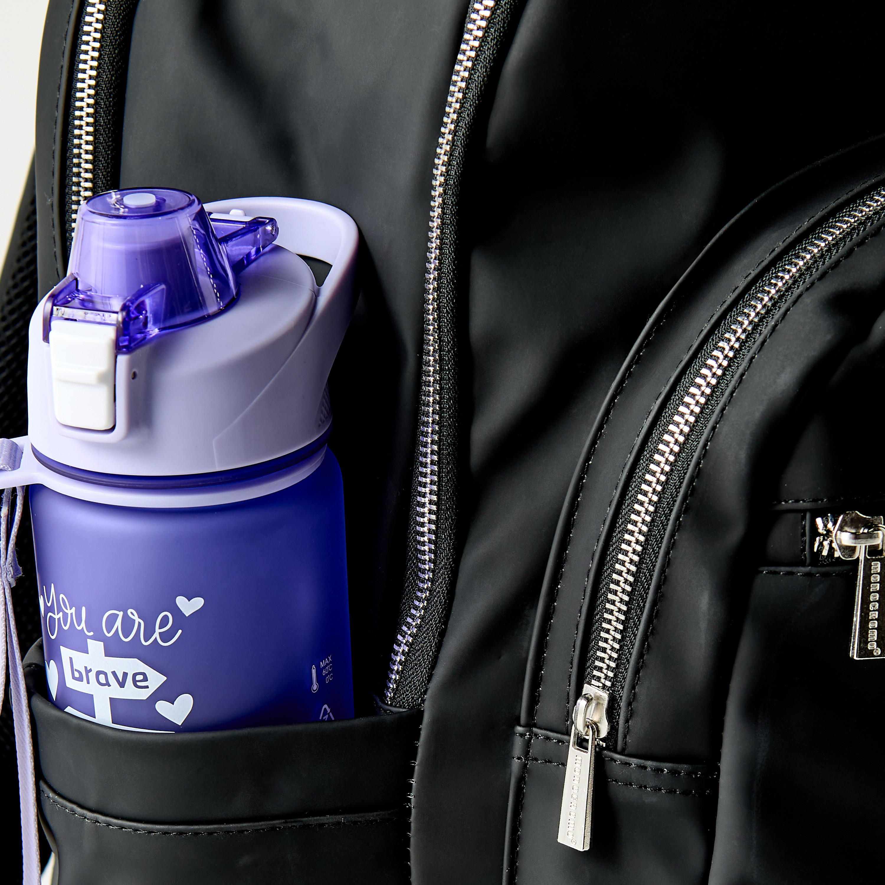 شنطة ظهر بحزام قابل للتعديل وطبعات شعار-school-bagsandbackpacks-backpacks-image-5