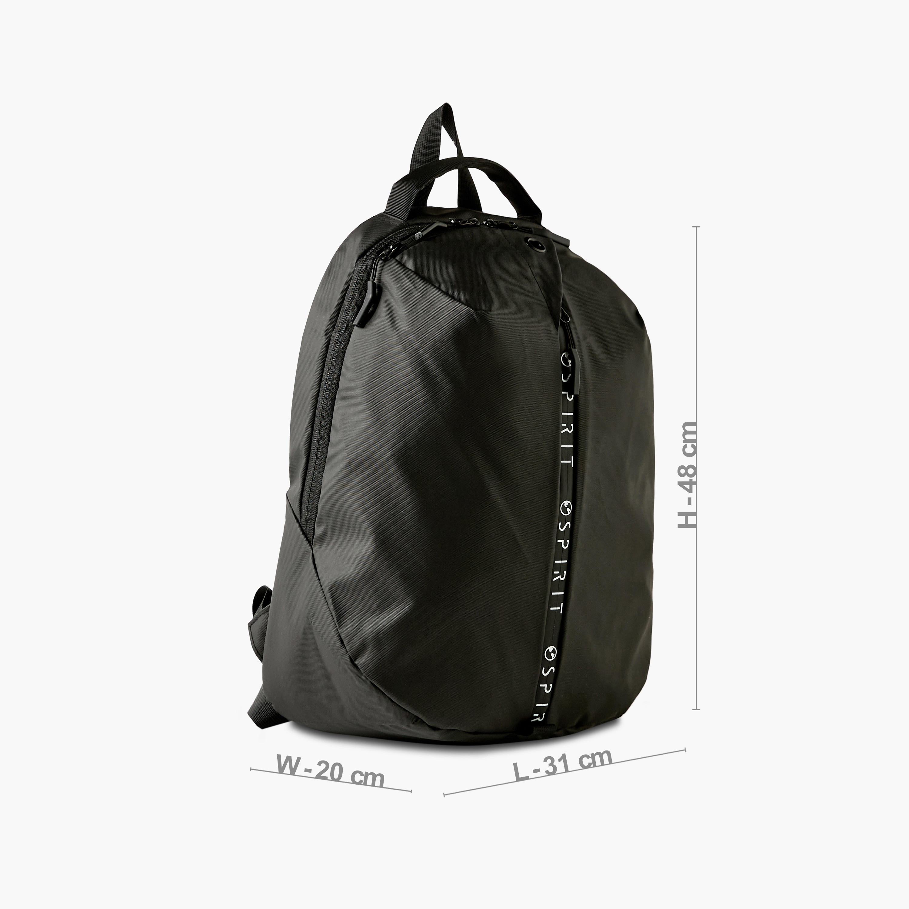 Spirit Logo Print Backpack with Adjustable Strap - 31x20x48 cms-school-bagsandbackpacks-backpacks-image-2