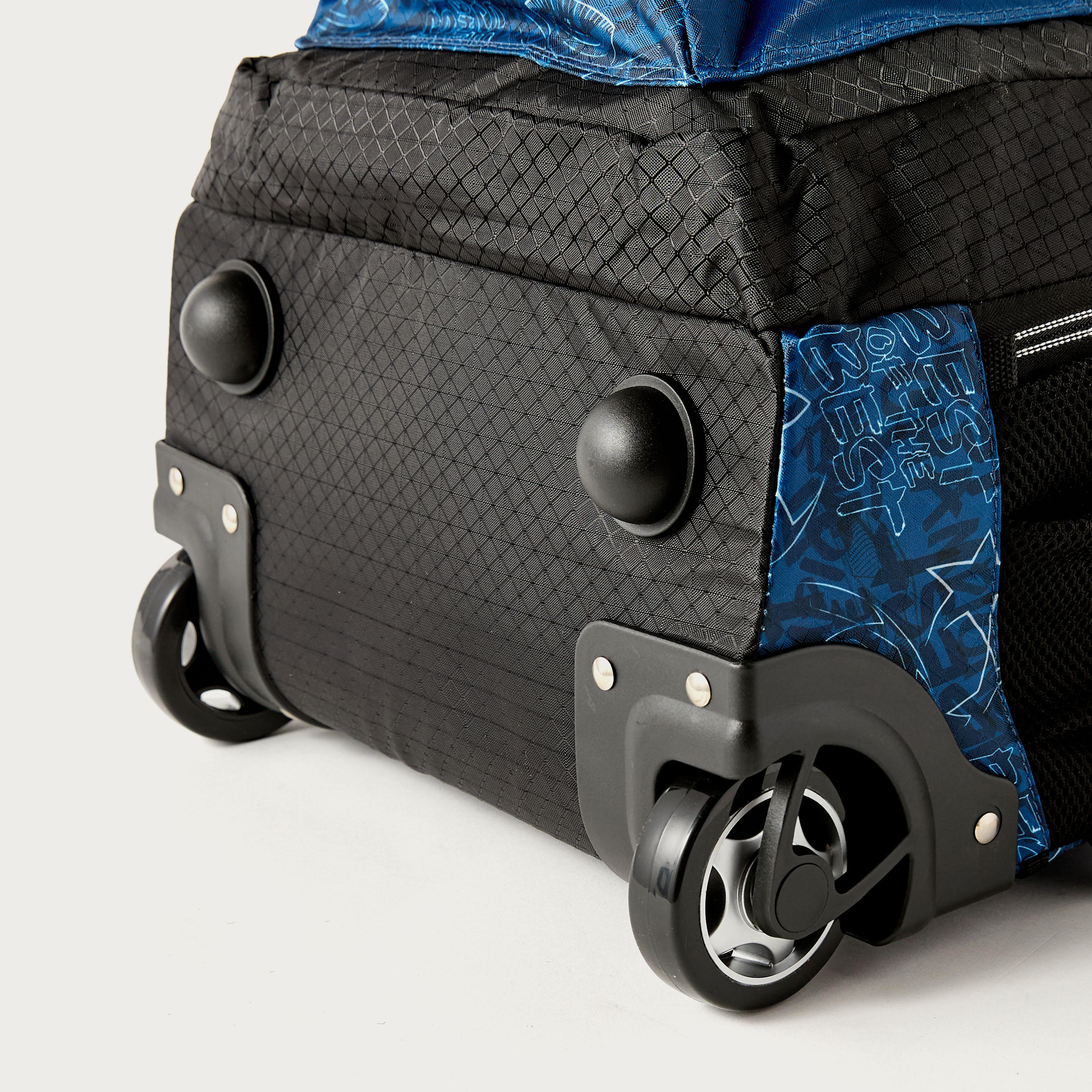 Champions League Football Print 18-inch Trolley Backpack with Wheels - 35x23x51 cms-school-bagsandbackpacks-trolleybags-image-8