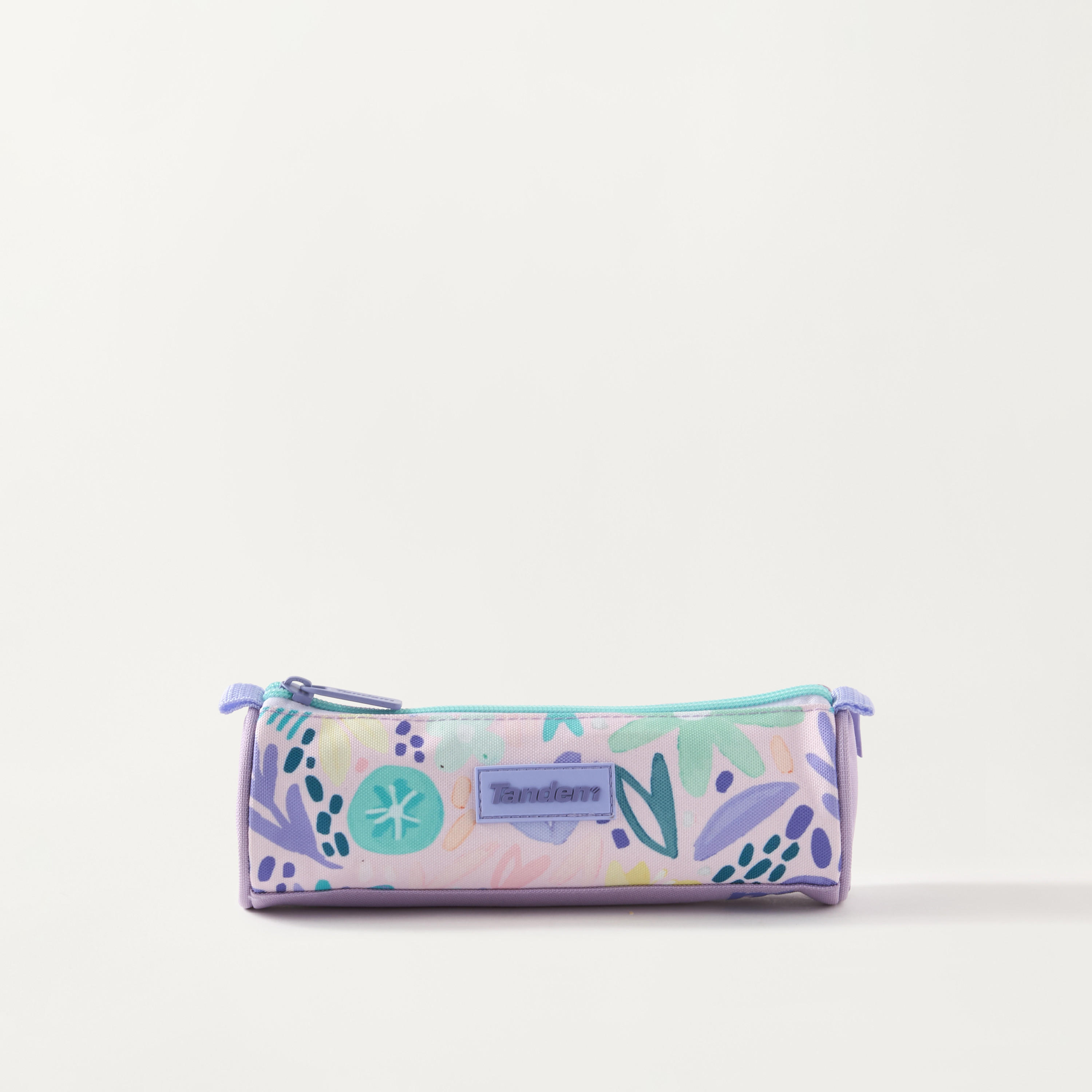 Tandem Aquarelle All-Over Print Pencil Case with Zip Closure-school-stationery-pencilcases-image-1