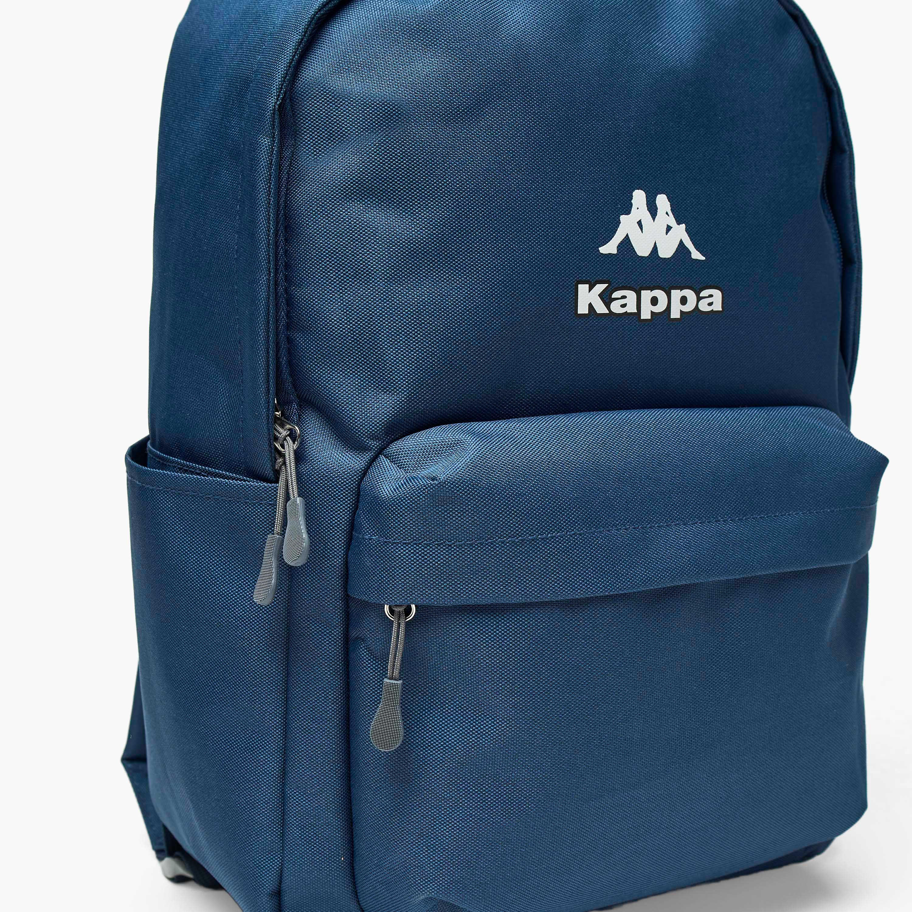 Kappa Logo Detail Backpack with Adjustable Shoulder Straps-school-bagsandbackpacks-backpacks-image-6