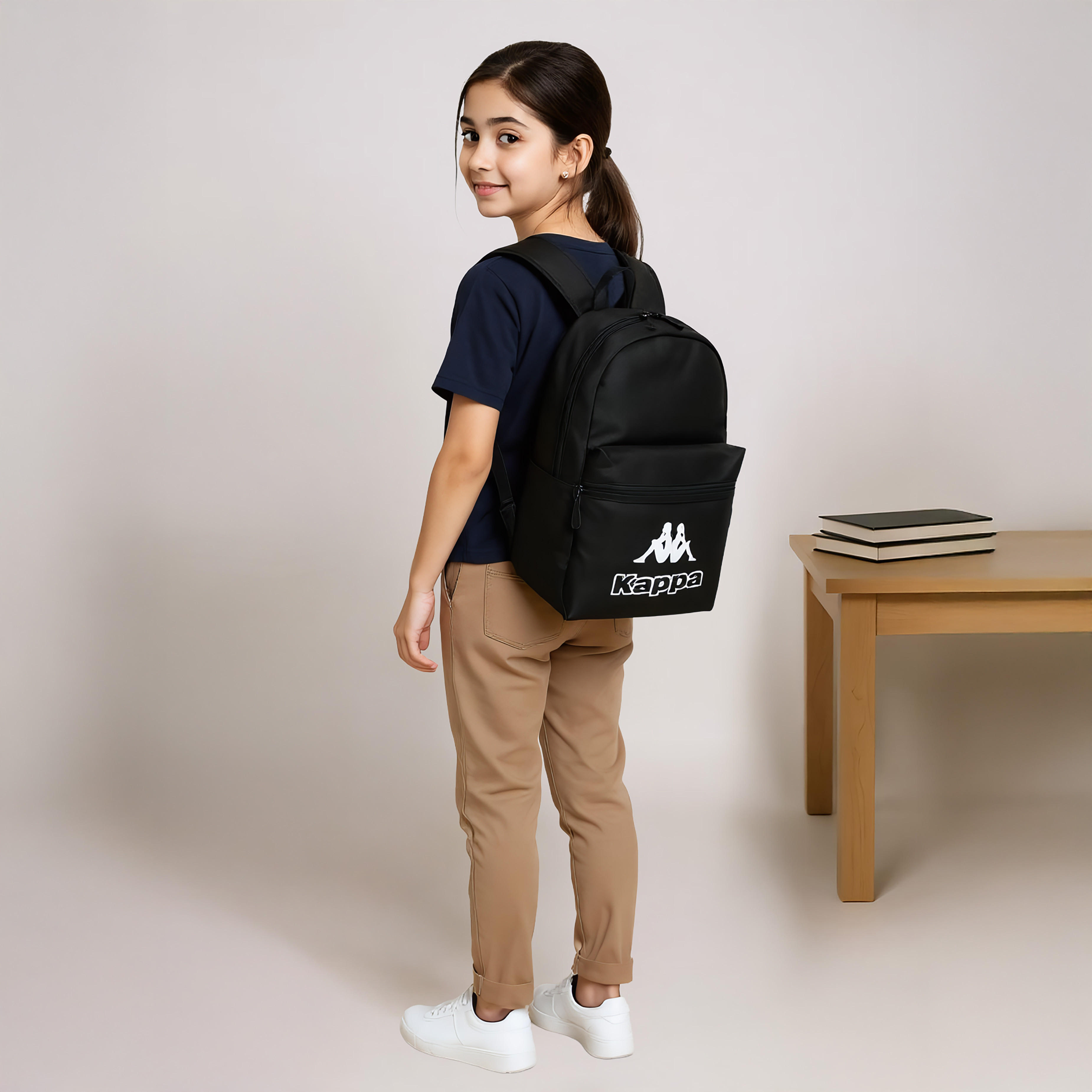 Kappa Logo Print Backpack with Lunch Bag and Pencil Case set-cpkids-backtoschool-schoolbagsandbackpacks-backpacks-image-3