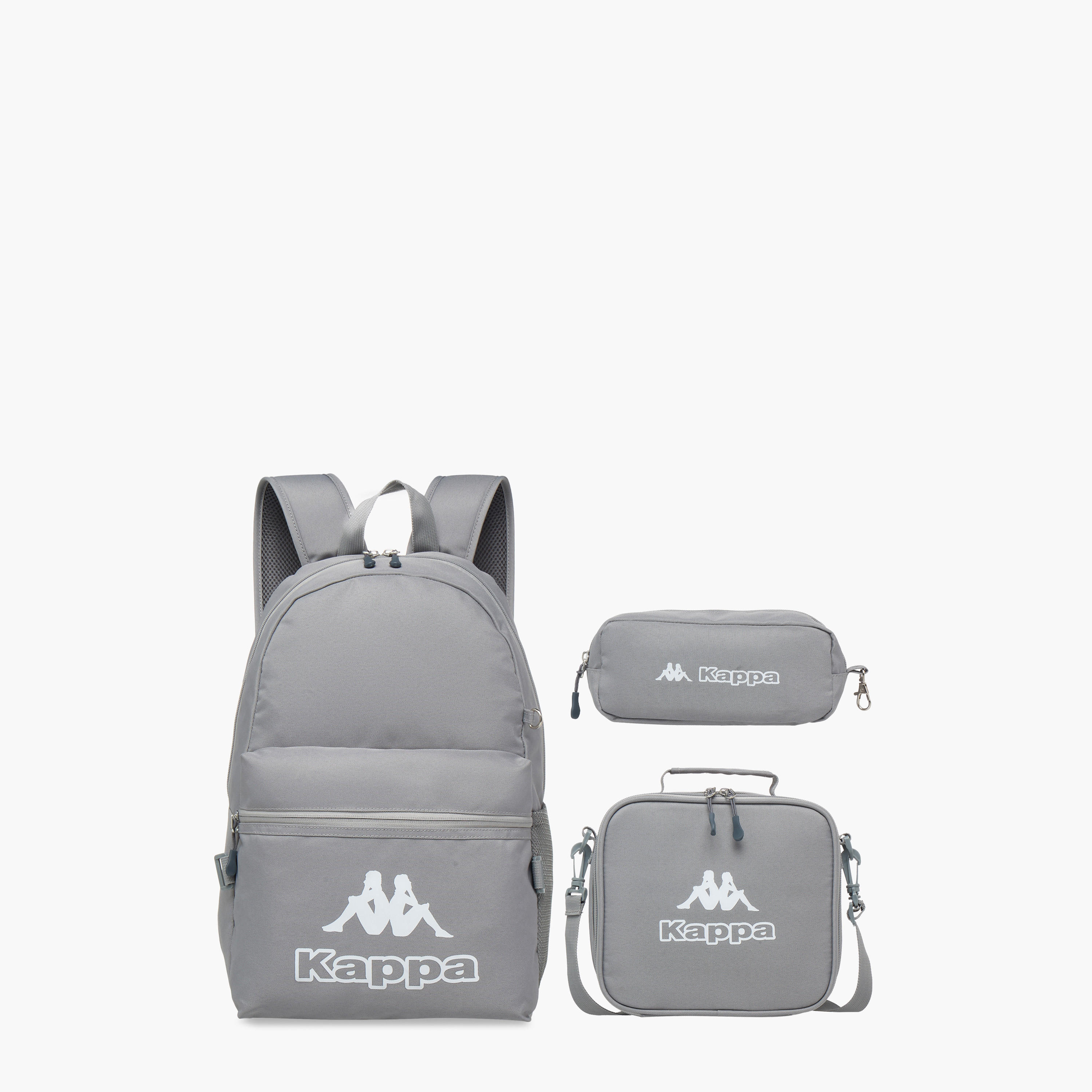 Kappa Logo Print Backpack with Lunch Bag and Pencil Case set-cpkids-backtoschool-schoolbagsandbackpacks-backpacks-image-1