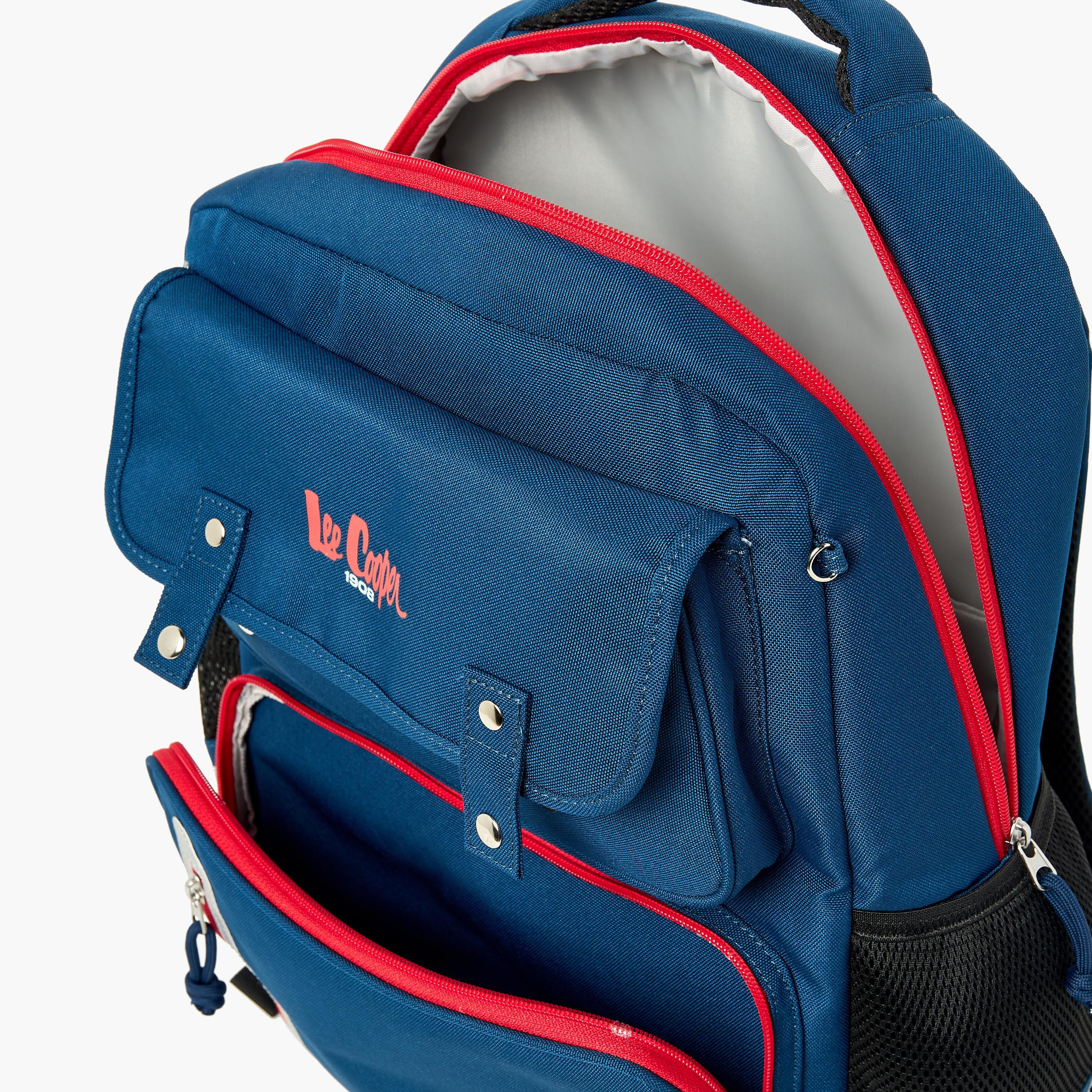 Lee Cooper Printed Backpack with Lunch Bag and Pencil Pouch-school-bagsandbackpacks-sets-image-13