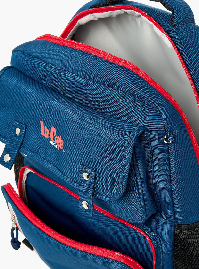 Lee Cooper Printed Backpack with Lunch Bag and Pencil Pouch-school-bagsandbackpacks-sets-image-13