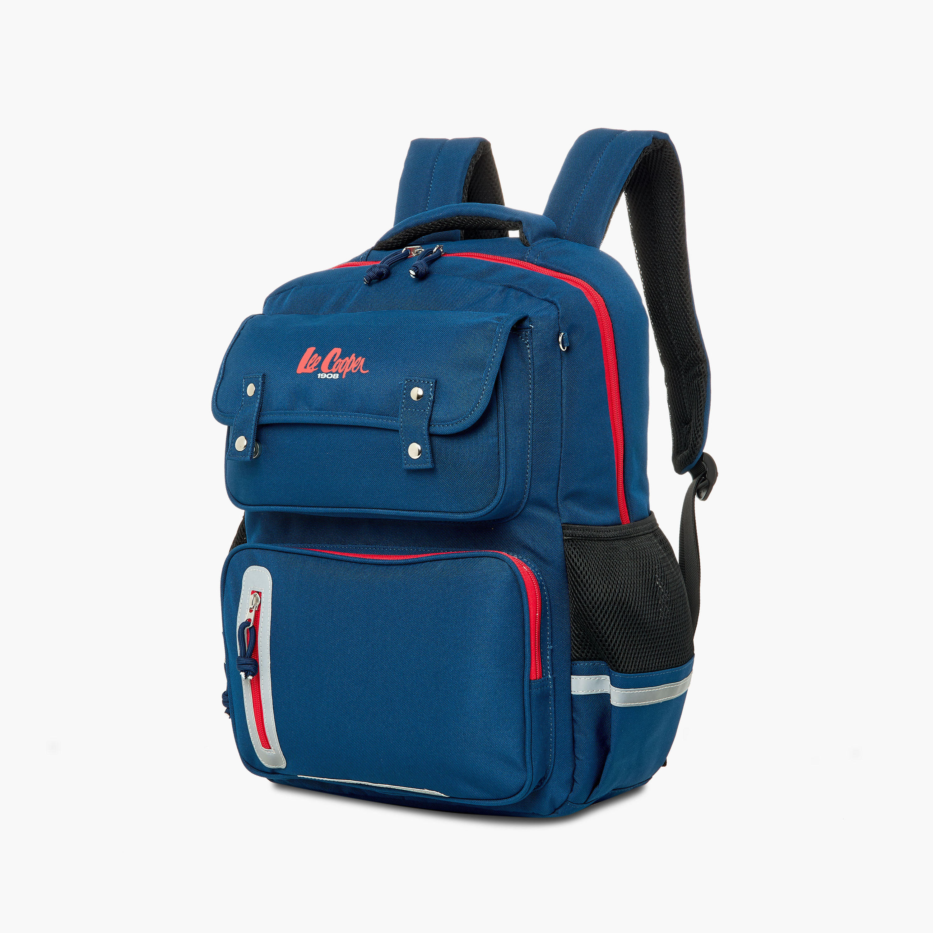Lee Cooper Printed Backpack with Lunch Bag and Pencil Pouch-school-bagsandbackpacks-sets-image-2