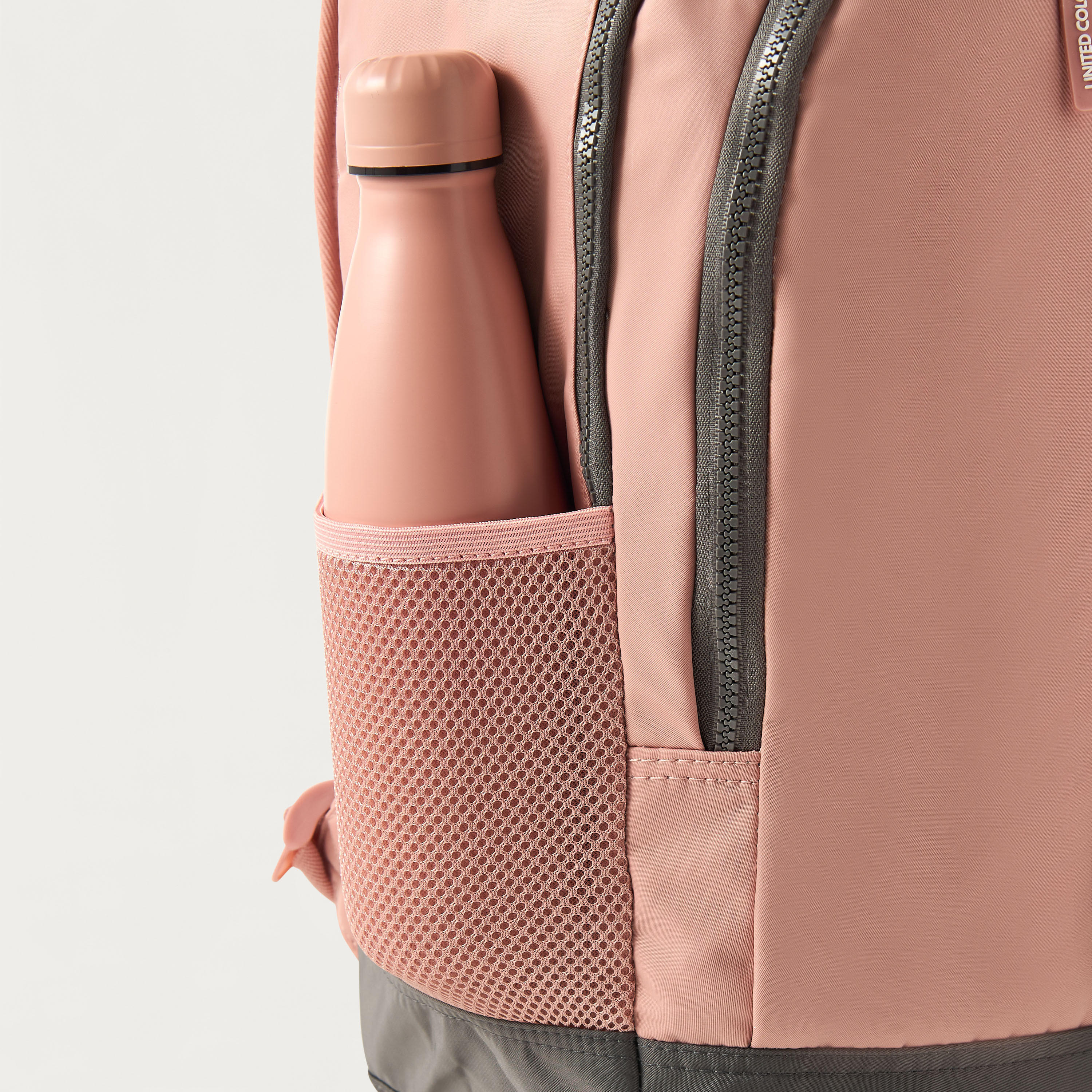 شنطة ظهر سادة 18 بوصة بحمالات كتف قابلة للتّعديل من يو سي بي - 29x15x45 سم-school-bagsandbackpacks-backpacks-image-5