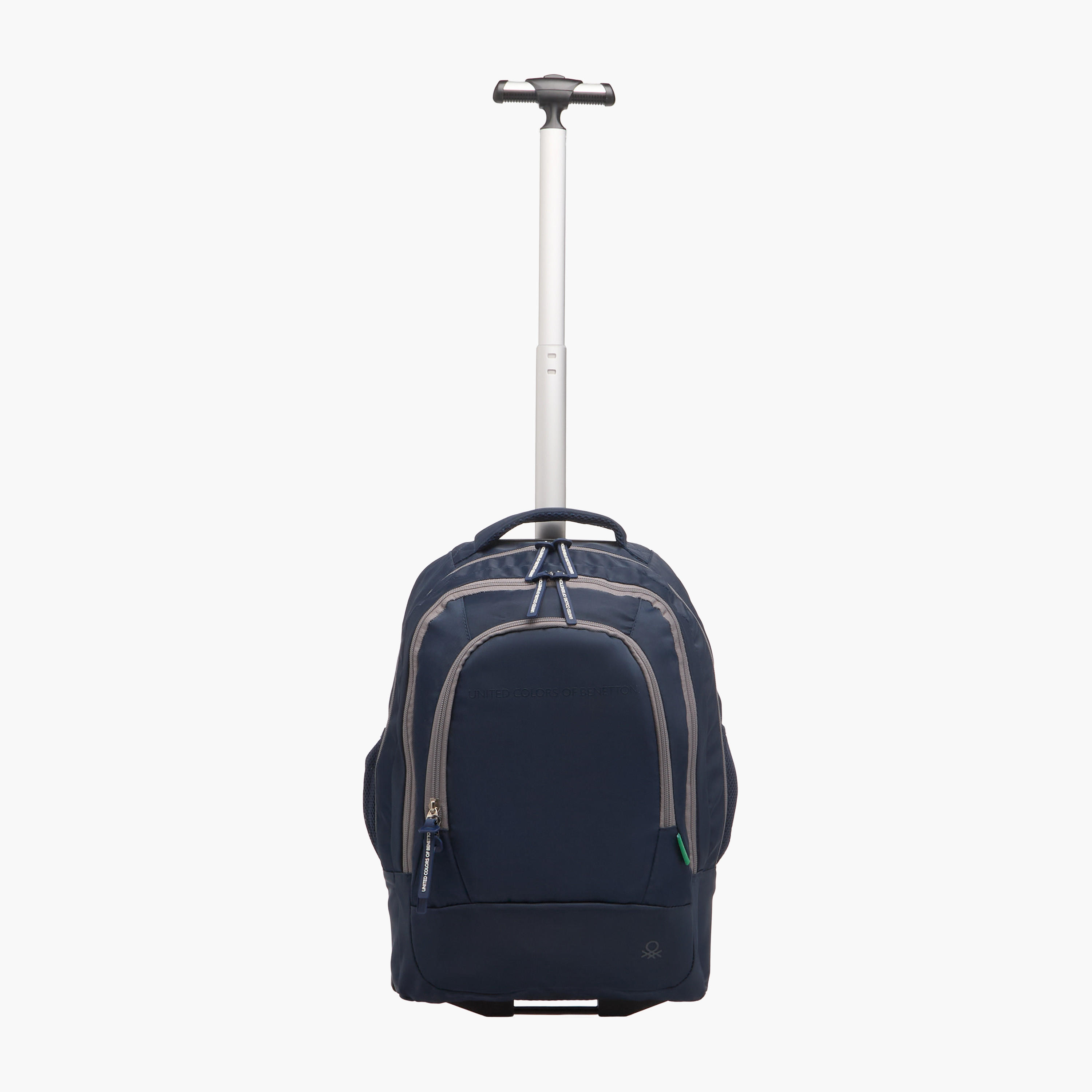 UCB Solid 18-inch Trolley Backpack with Retractable Handle - 30x16x46 cms-school-bagsandbackpacks-trolleybags-image-2