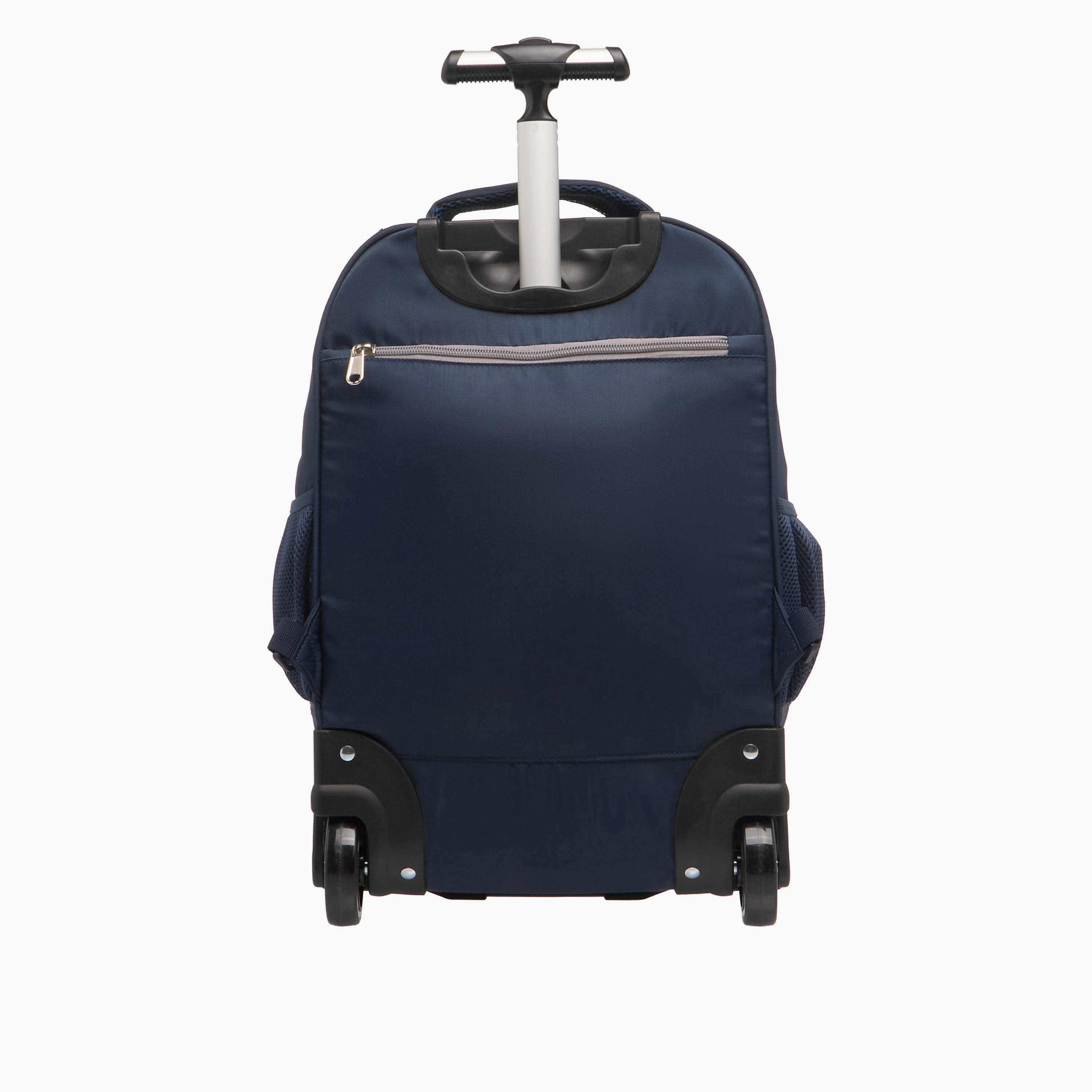 UCB Solid 18-inch Trolley Backpack with Retractable Handle - 30x16x46 cms-school-bagsandbackpacks-trolleybags-image-5