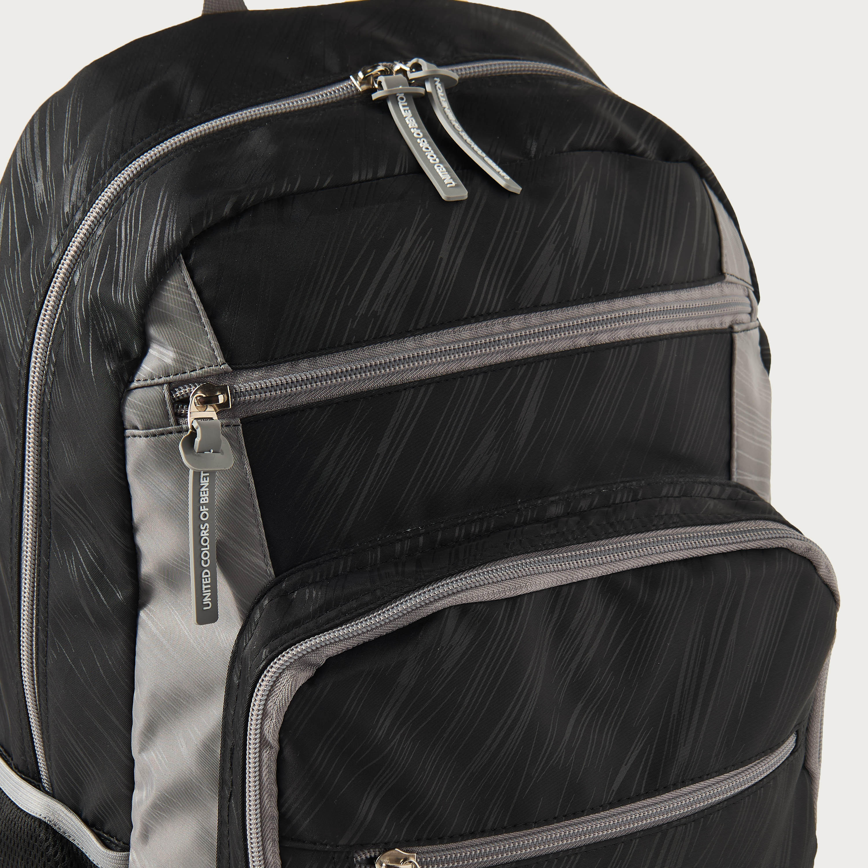 UCB Striped 18 inch Laptop Backpack with Adjustable Straps - 29x15x45 cm-school-bagsandbackpacks-backpacks-image-4