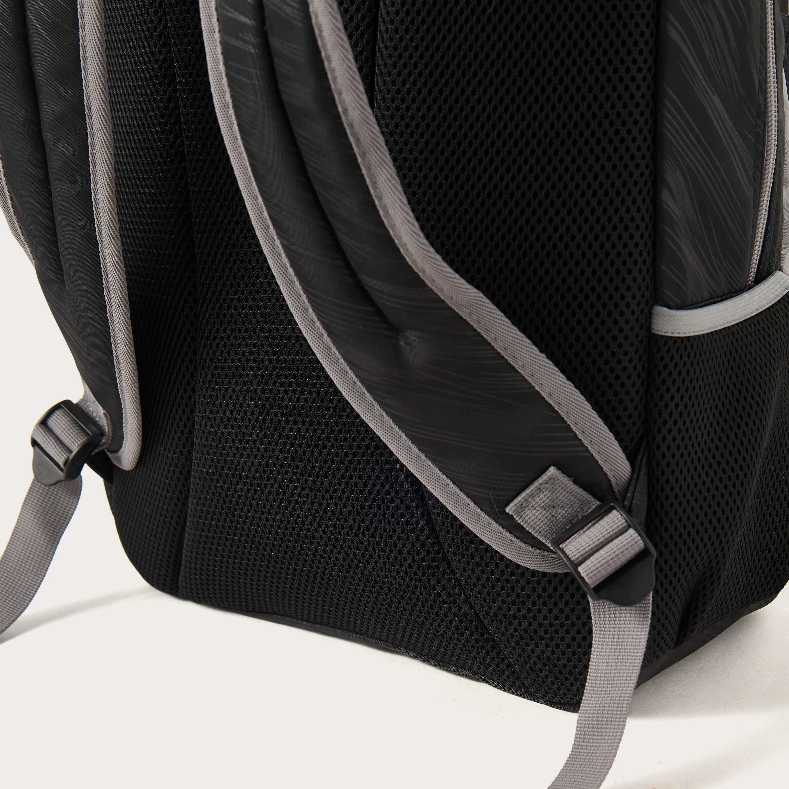 UCB Striped 18 inch Laptop Backpack with Adjustable Straps - 29x15x45 cm-school-bagsandbackpacks-backpacks-image-6