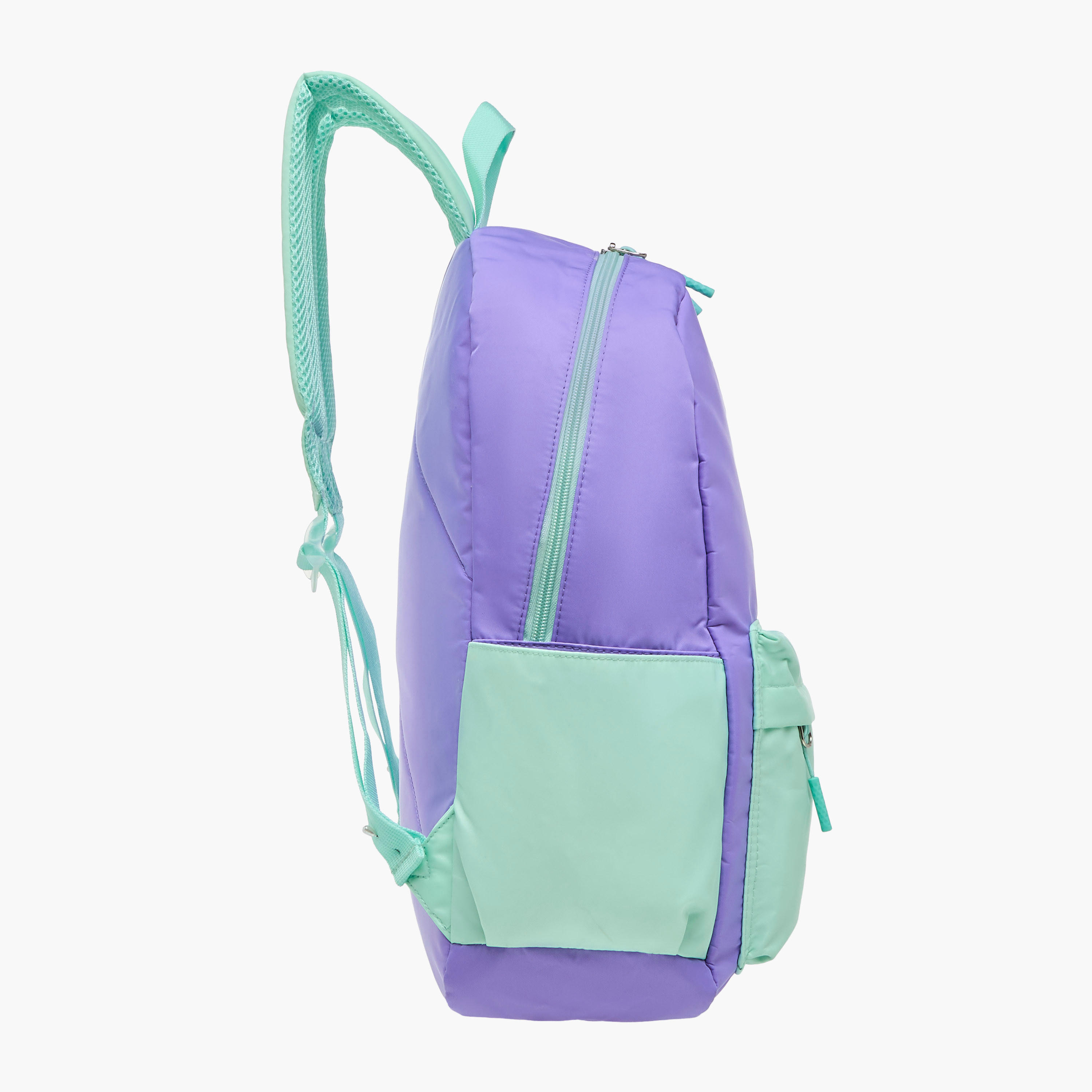 United Colors of Benetton Panelled Backpack for Girls 8-13 Years with Adjustable Straps - 18 Inches-school-bagsandbackpacks-backpacks-image-3