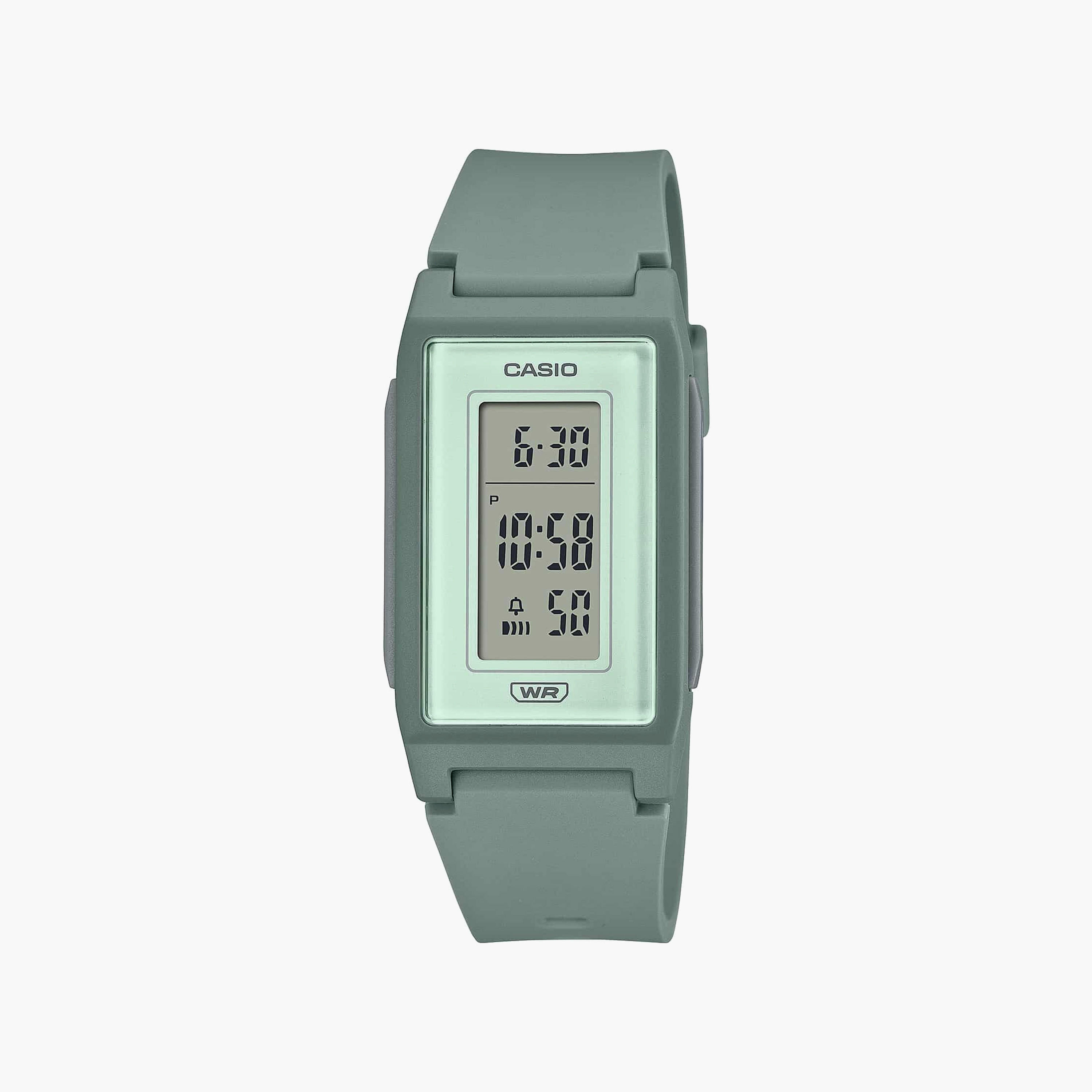 Casio Green Digital Silicone Strap Watch | LF-10WH-3DF | 24 MM-women-watchesandjewellery-watches-image-1