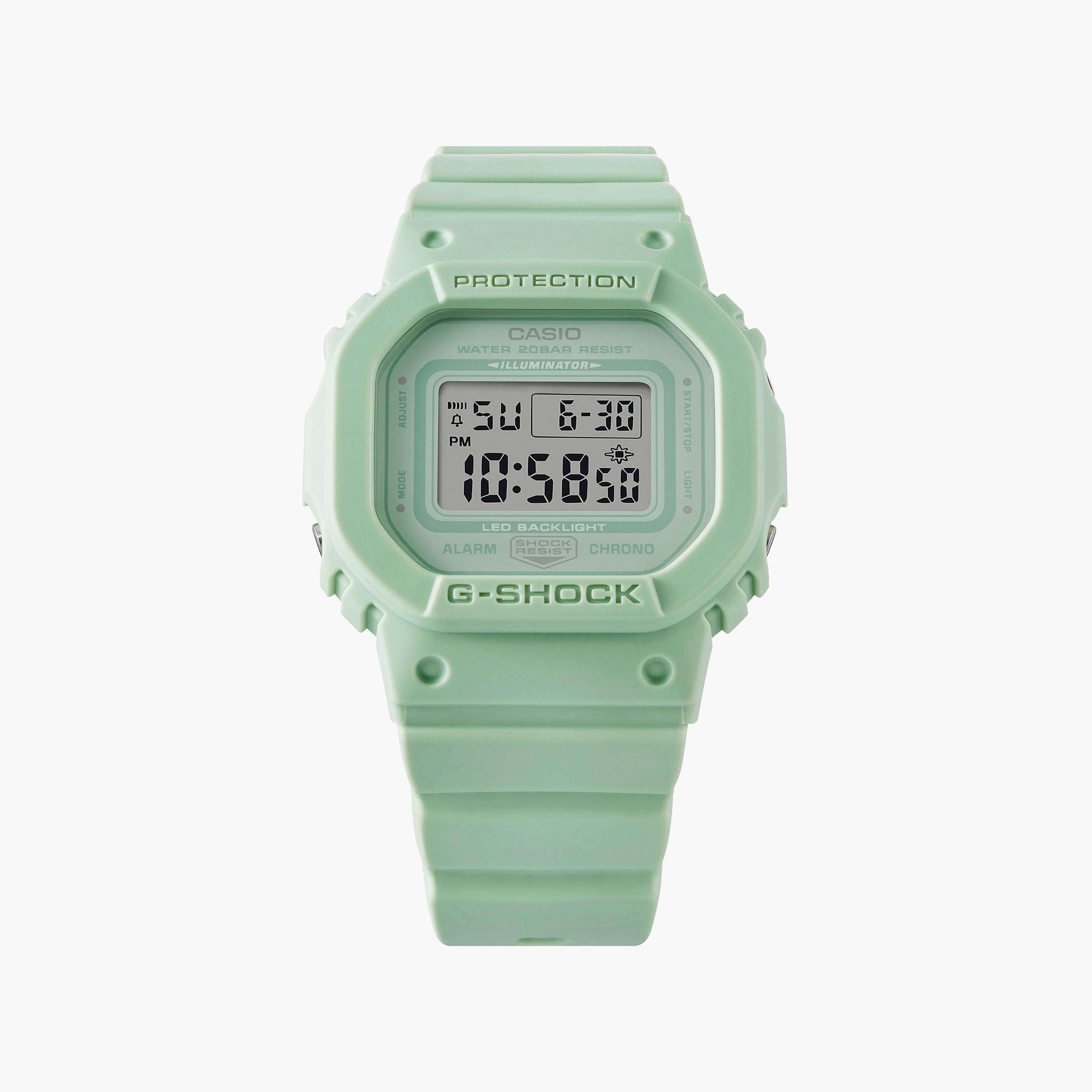 ساعة جي شوك الرقمية بسوار من الراتنج بلون ازرق لكلا الجنسين | GMD-S5600-2DR-men-watchesandjewellery-watches-image-11