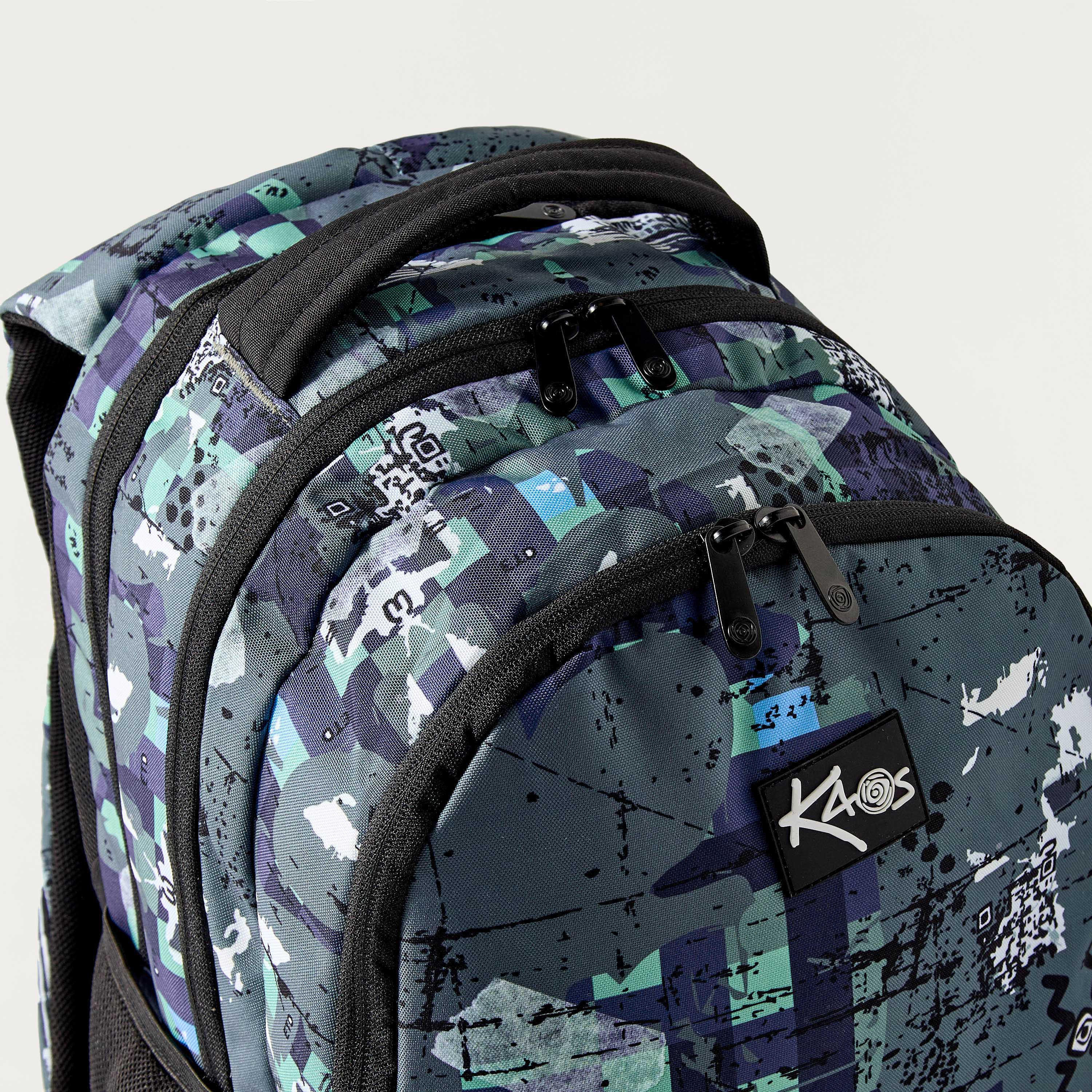 KAOS All-Over Abstract Print 18-inch Backpack with Adjustable Straps-school-bagsandbackpacks-backpacks-image-3