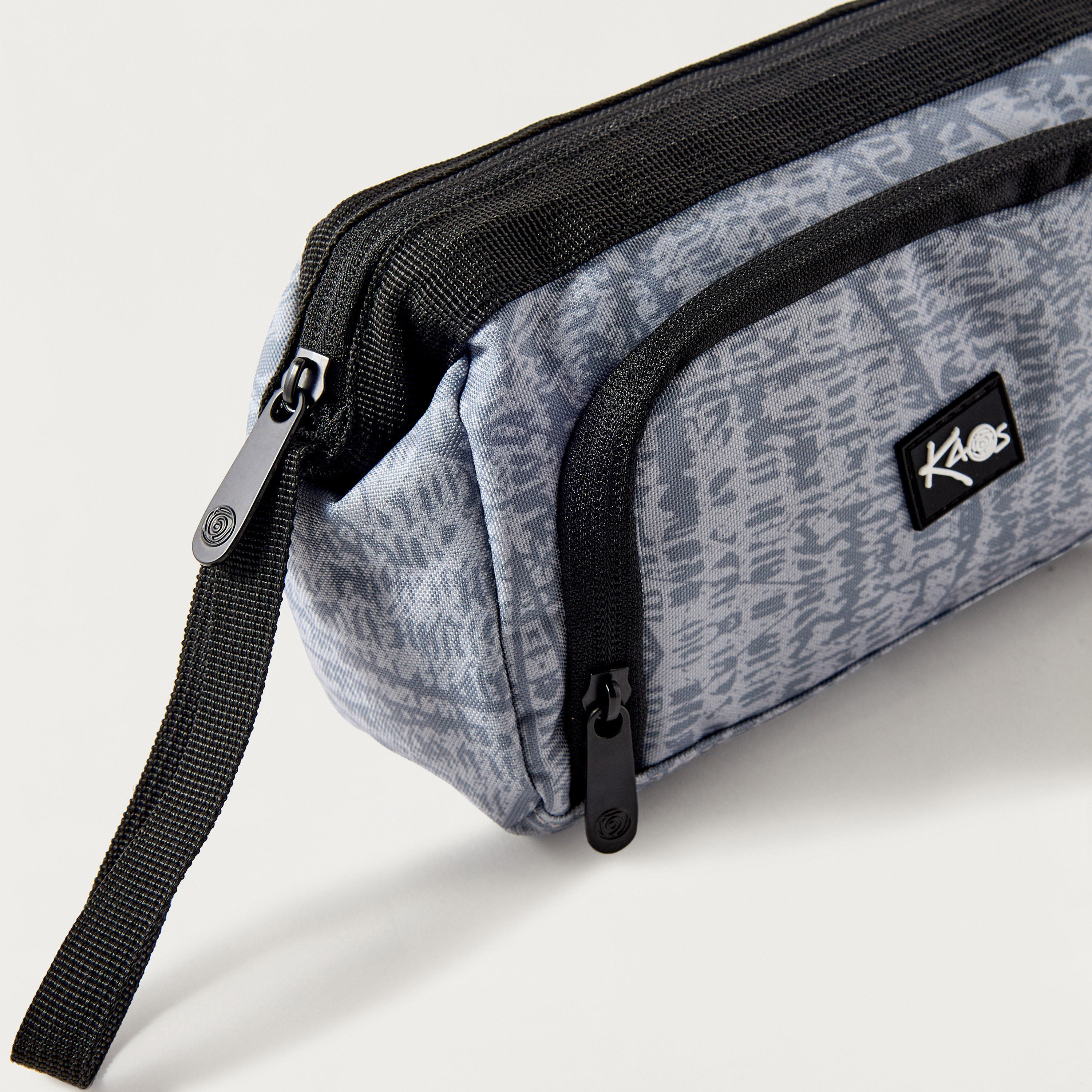 KAOS Printed Pencil Pouch with Zip Closure and Handle-school-stationery-pencilcases-image-3