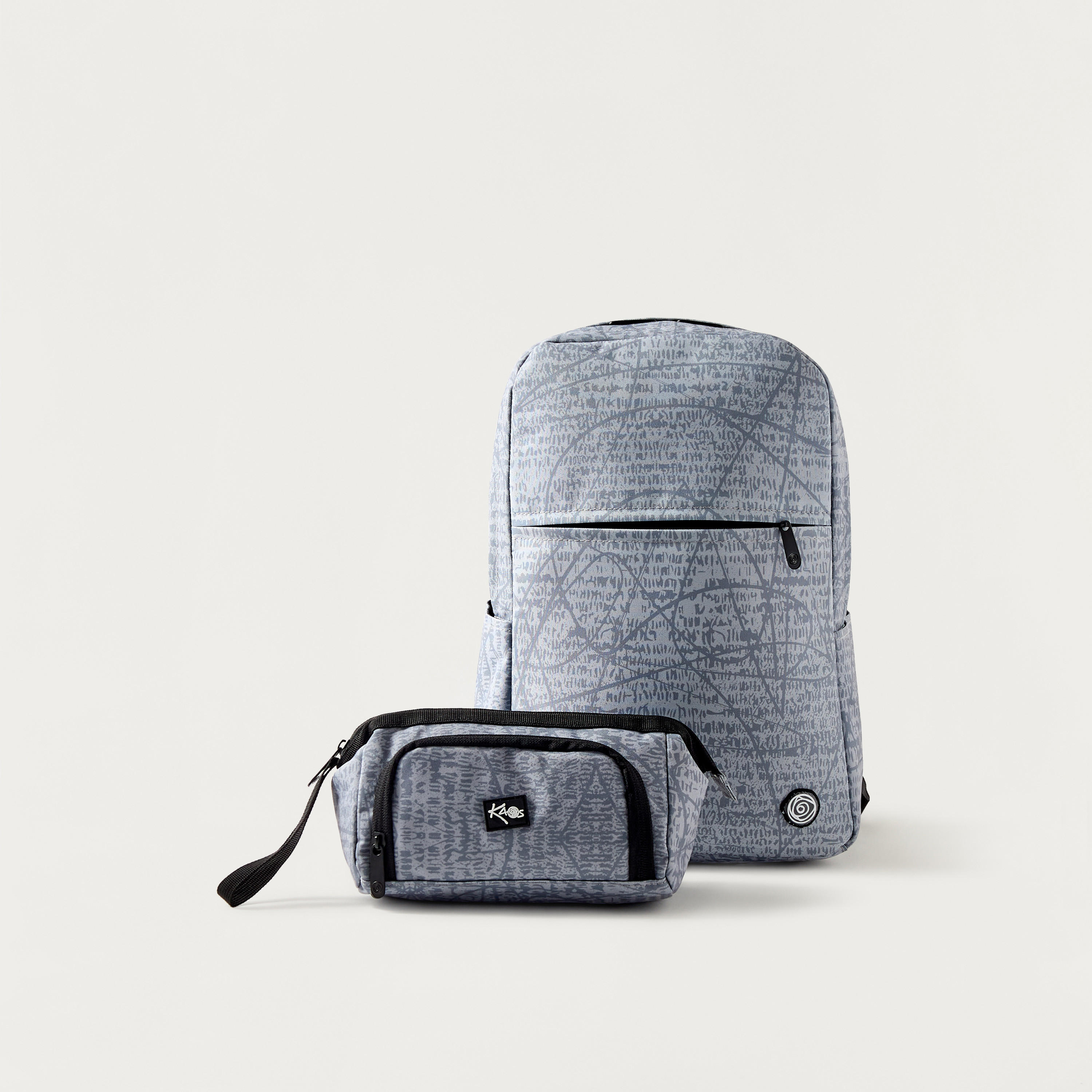 KAOS Printed Pencil Pouch with Zip Closure and Handle-school-stationery-pencilcases-image-5