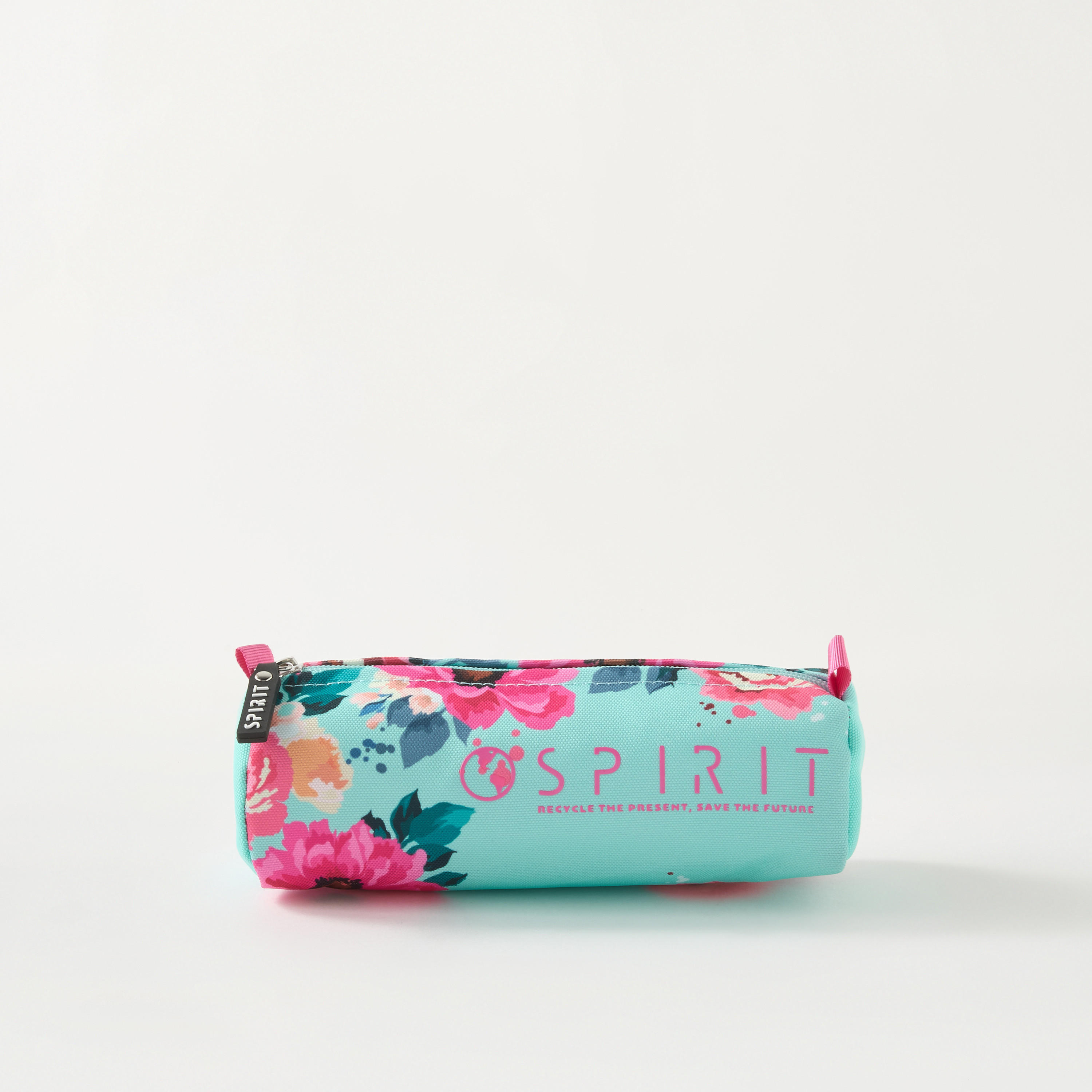 Spirit Floral Print Pencil Pouch with Zip Closure-school-stationery-pencilcases-image-1