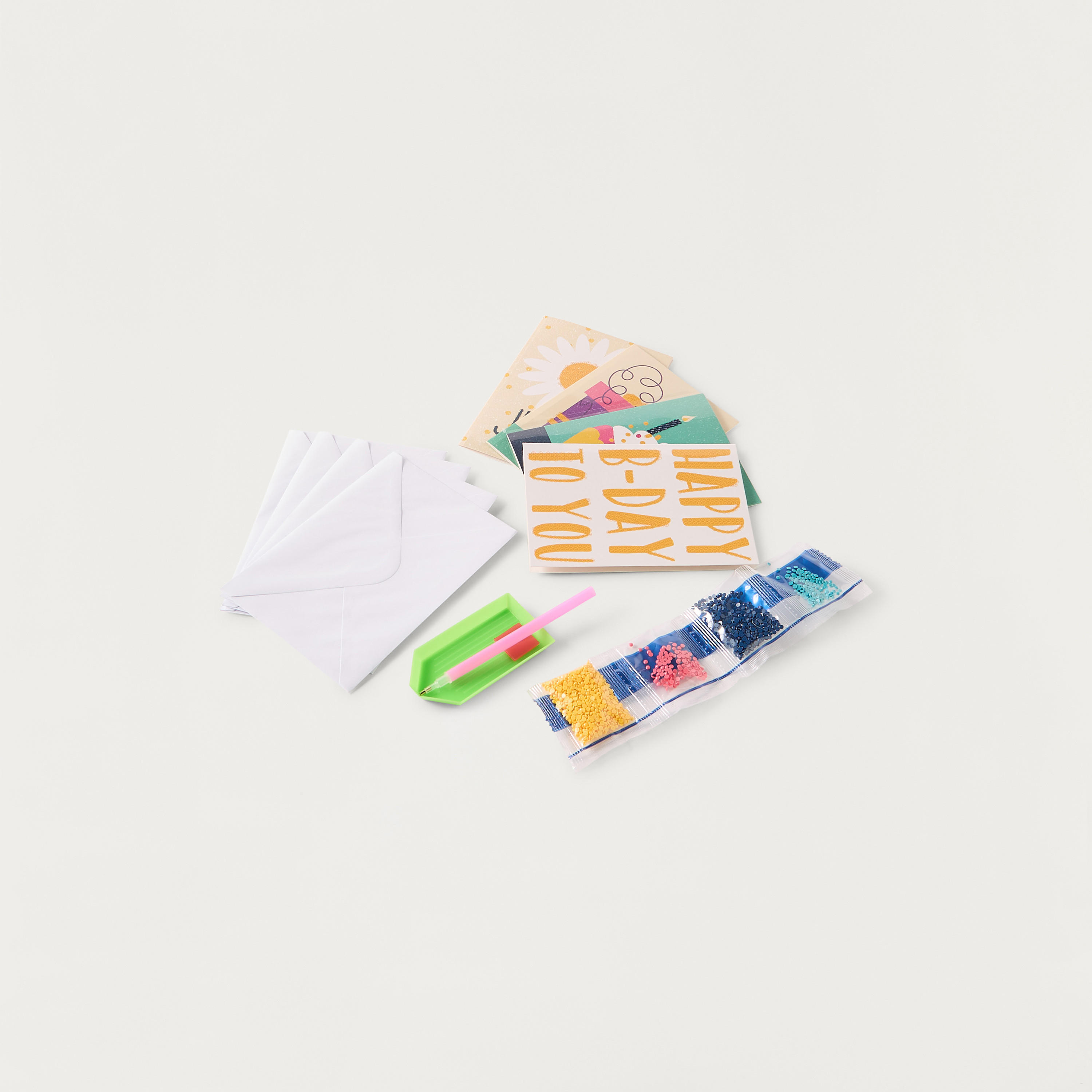 CraftLab Diamond DIY Painting Cards Set-school-stationery-sets-image-2