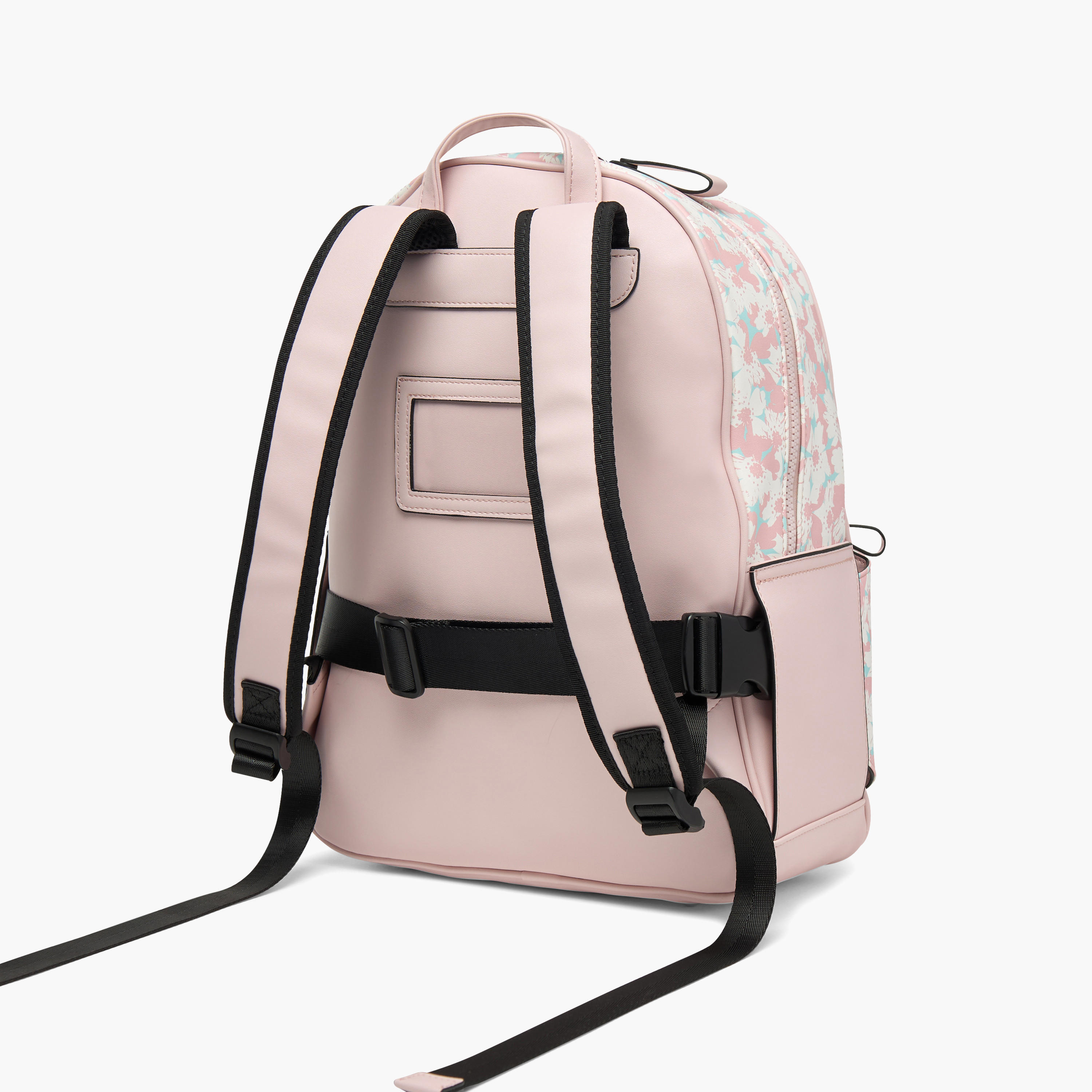 Missy Floral Print Backpack with Detachable Front Pocket - 31x40x13 cm-women-bagsandwallets-backpacks-image-3