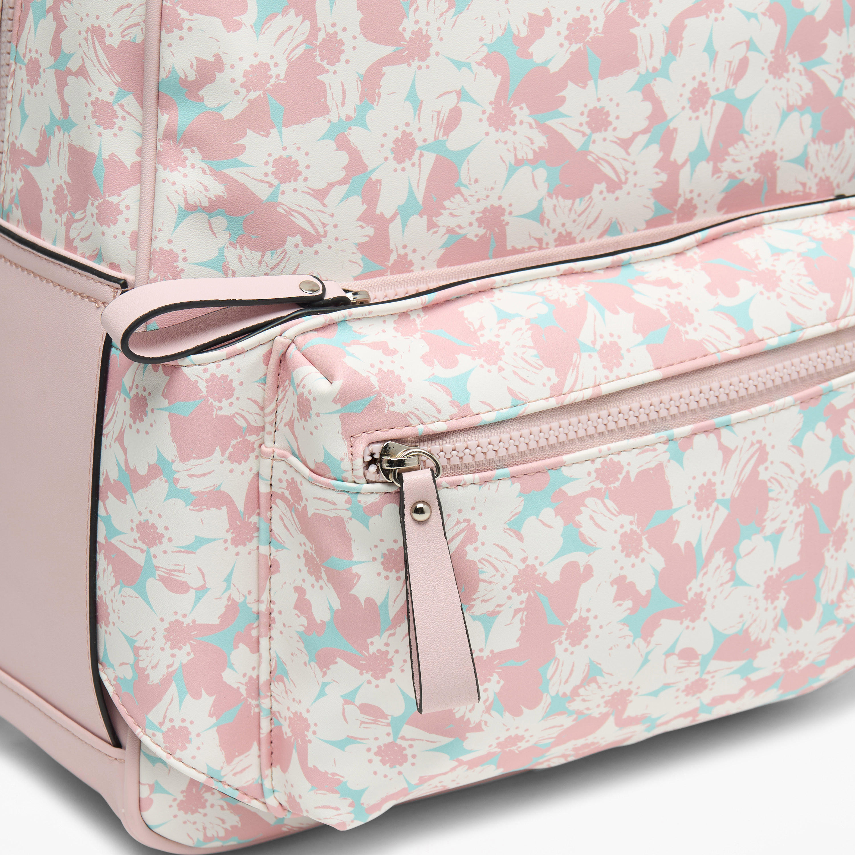 Missy Floral Print Backpack with Detachable Front Pocket - 31x40x13 cm-women-bagsandwallets-backpacks-image-4