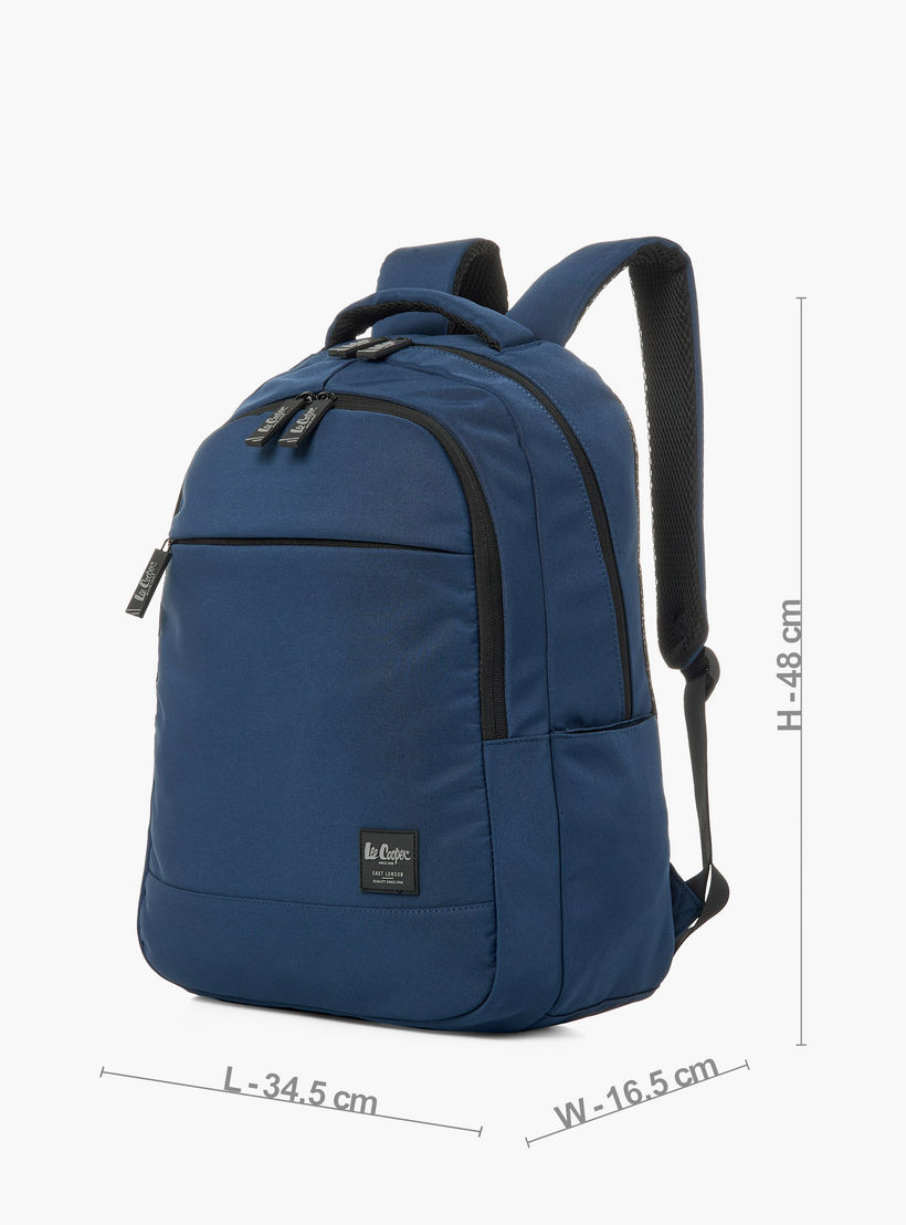 Lee Cooper Solid Backpack with Adjustable Shoulder Straps-school-bagsandbackpacks-backpacks-image-4