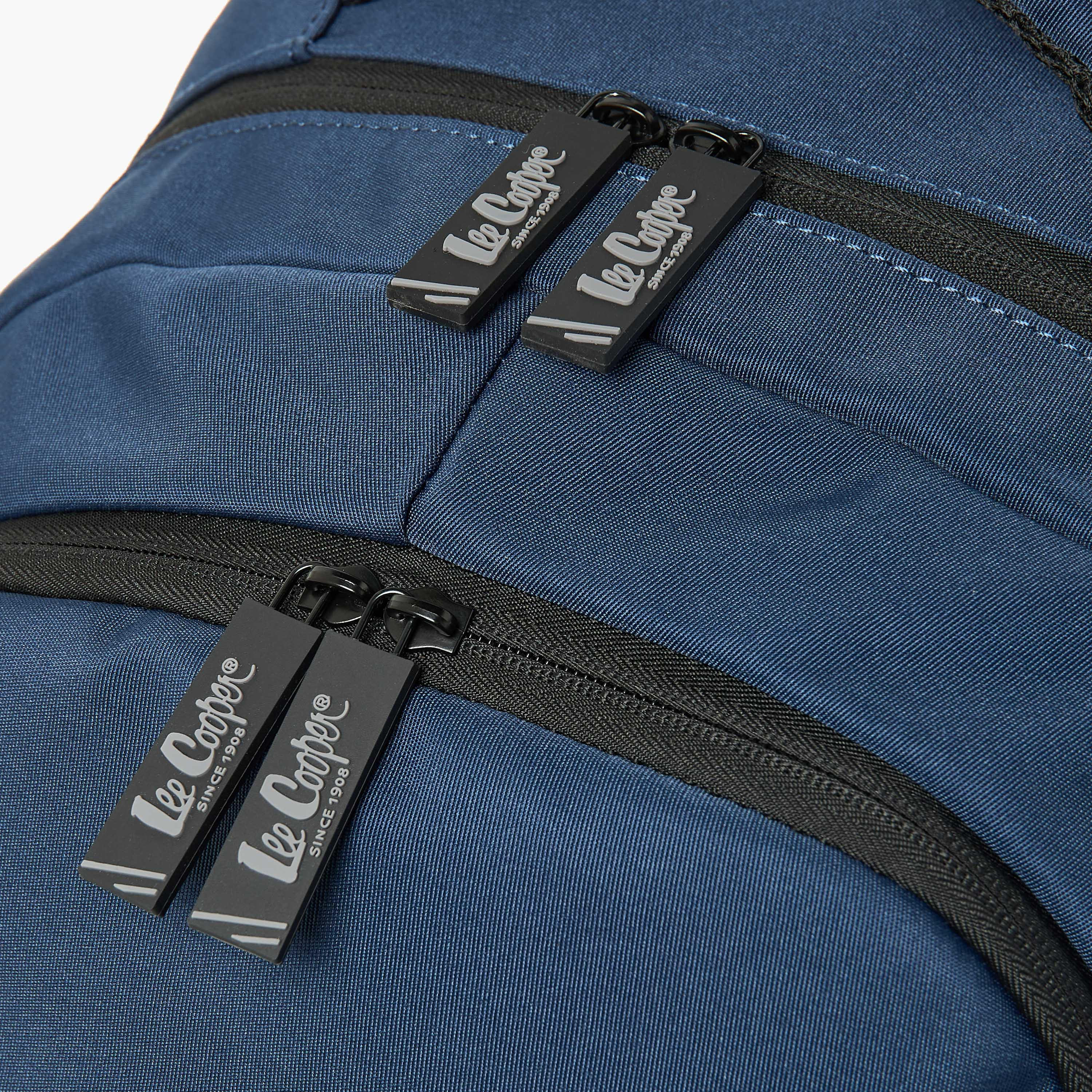 Lee Cooper Solid Backpack with Adjustable Shoulder Straps-school-bagsandbackpacks-backpacks-image-8