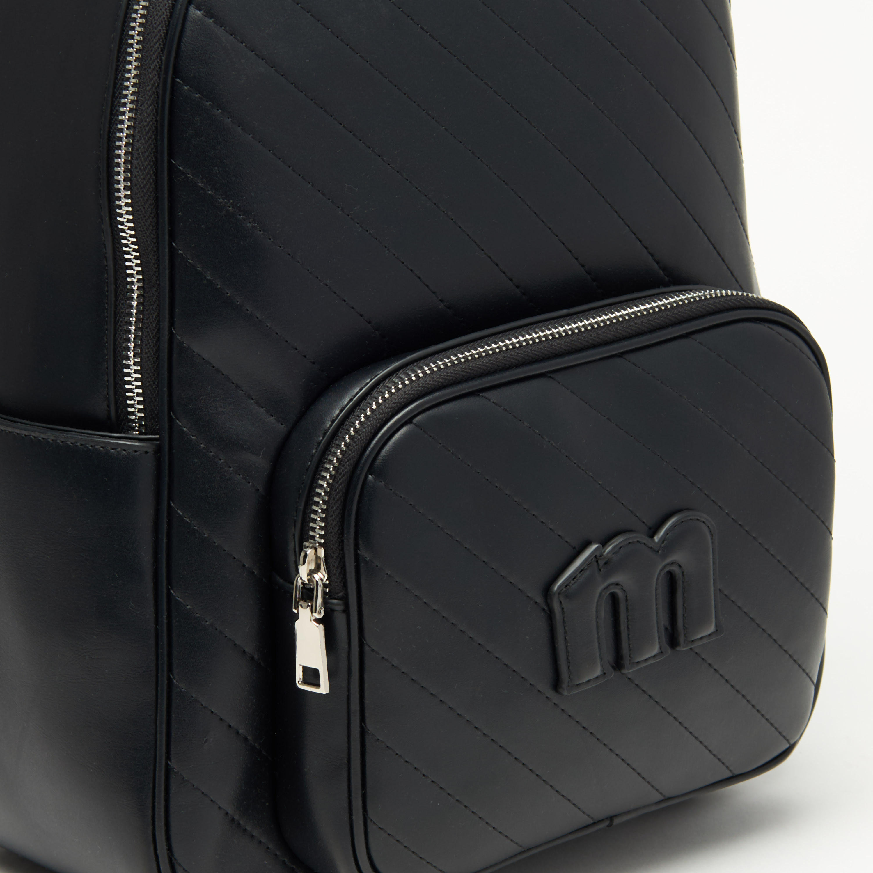 Missy Quilted Backpack with Adjustable Straps and Zip Closure-women-bagsandwallets-backpacks-image-3