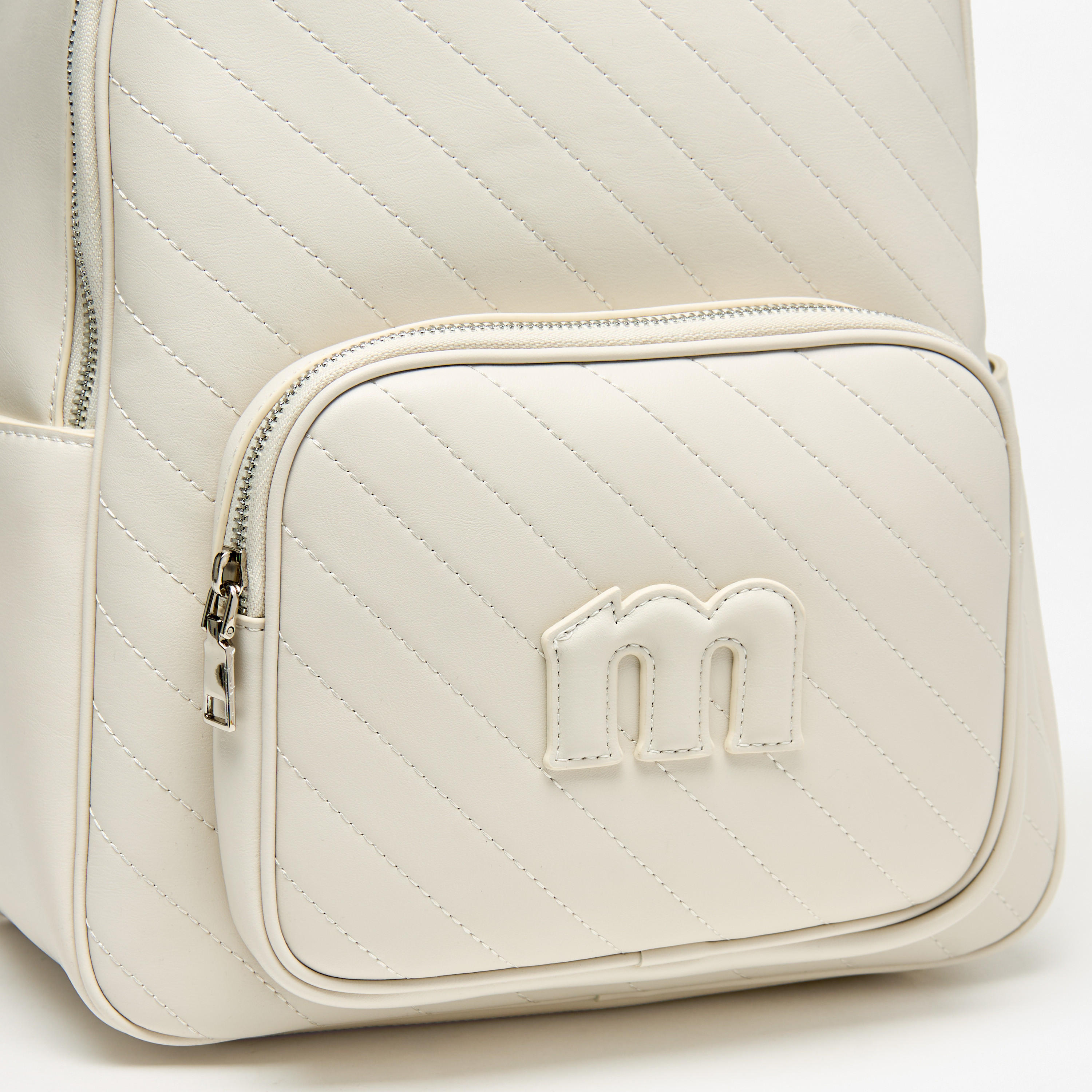 Missy Quilted Backpack with Adjustable Straps and Zip Closure-women-bagsandwallets-backpacks-image-3