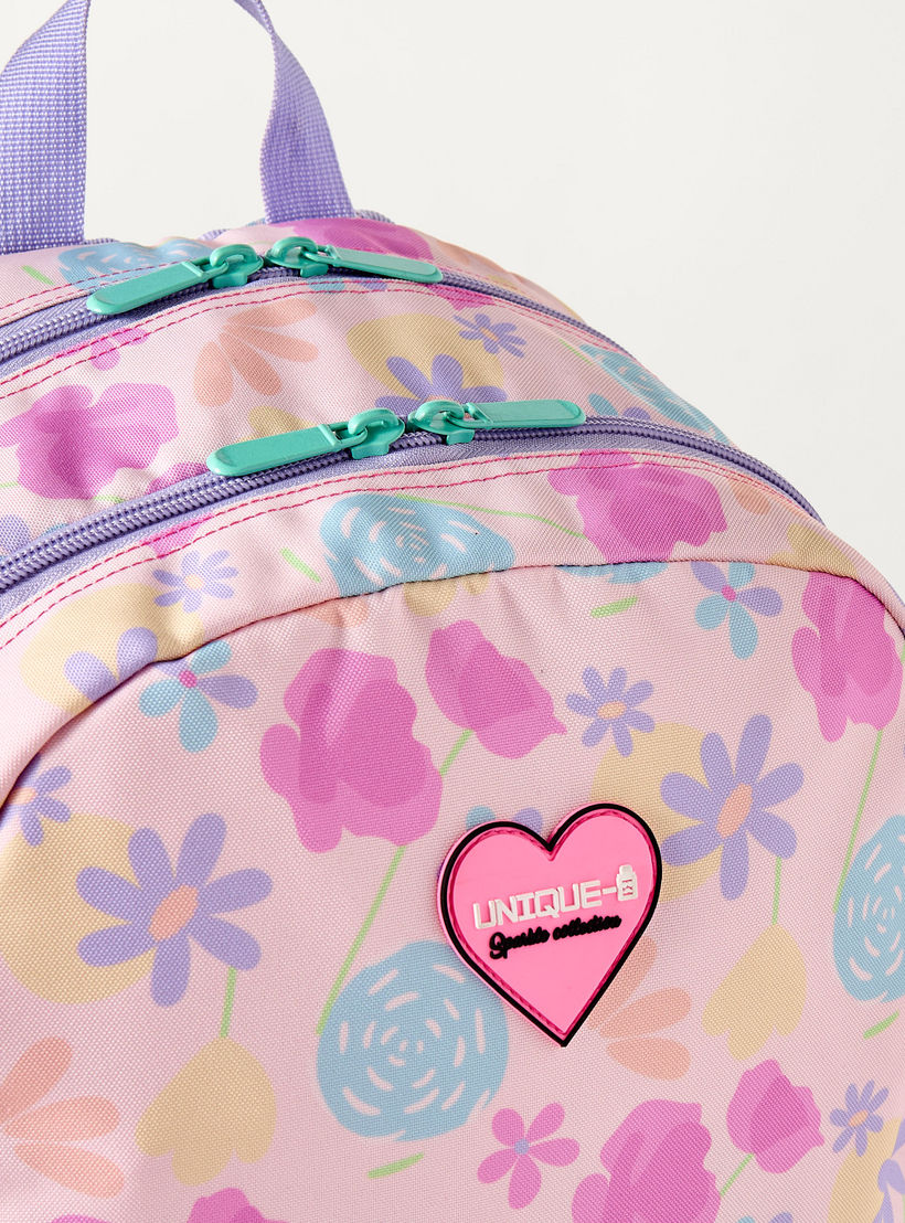 Unique Cat Print 15-inch Backpack with Adjustable Strap - 30x18.5x45 cms-school-bagsandbackpacks-backpacks-image-2