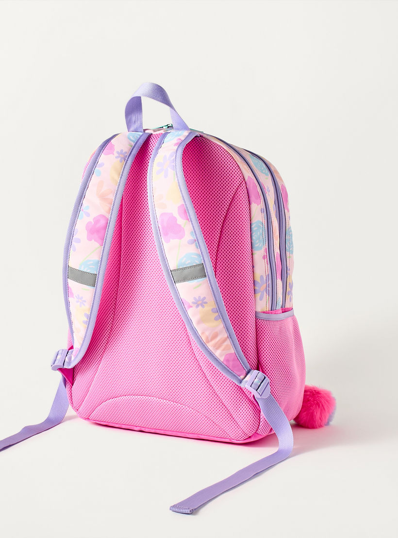 Unique Cat Print 15-inch Backpack with Adjustable Strap - 30x18.5x45 cms-school-bagsandbackpacks-backpacks-image-5