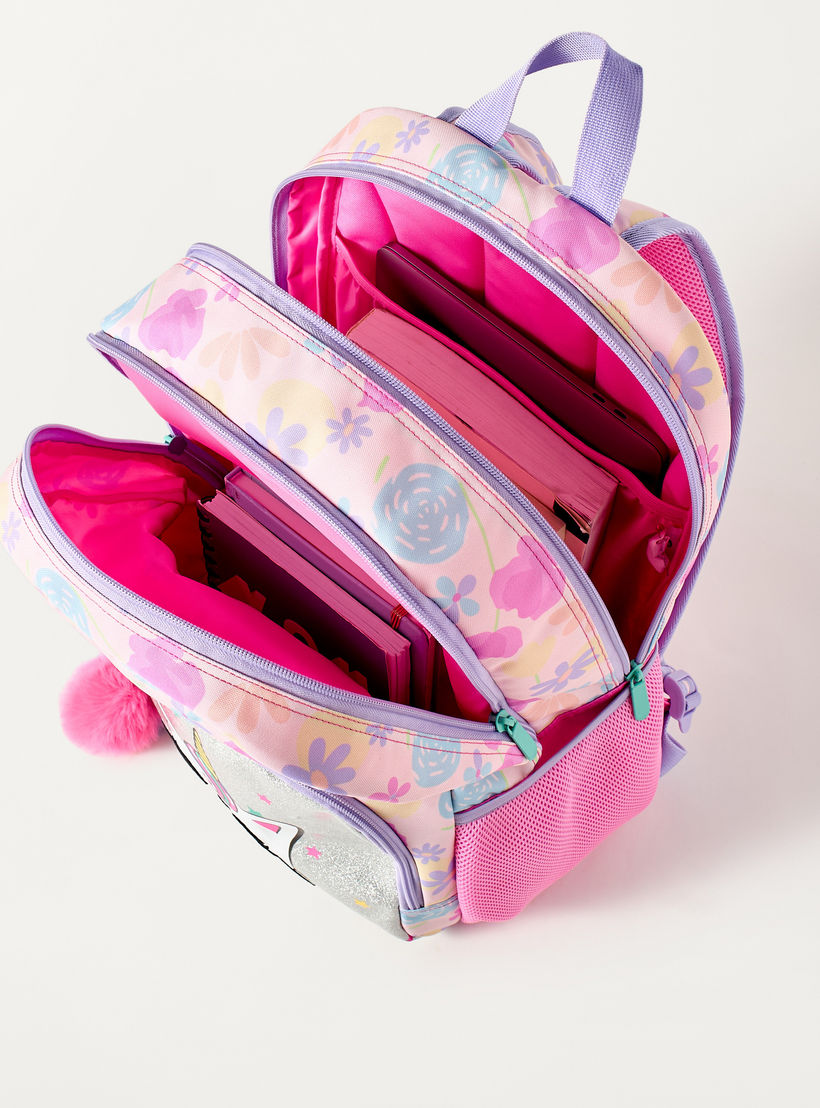 Unique Cat Print 15-inch Backpack with Adjustable Strap - 30x18.5x45 cms-school-bagsandbackpacks-backpacks-image-7