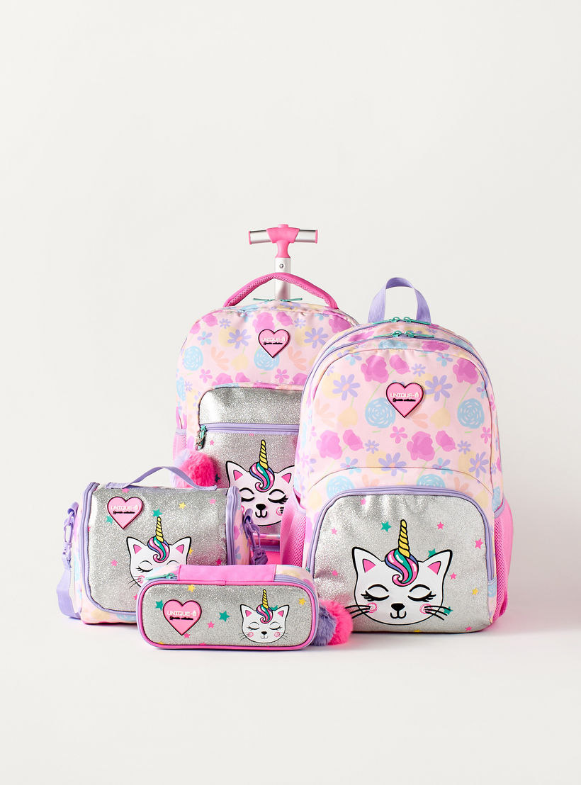 Unique Cat Print 15-inch Backpack with Adjustable Strap - 30x18.5x45 cms-school-bagsandbackpacks-backpacks-image-8