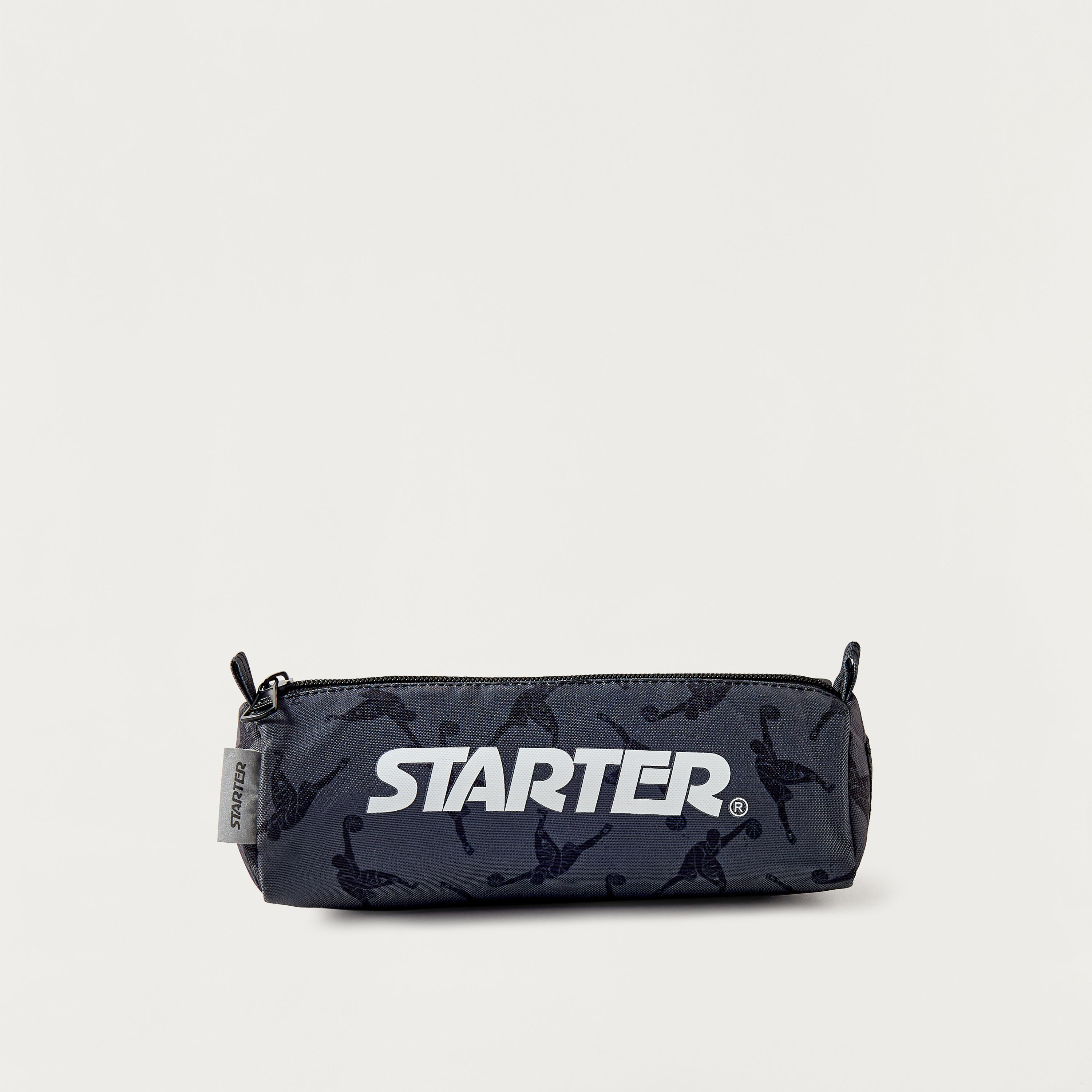 Starter All-Over Basketball Print Pencil Pouch with Zip Closure-school-stationery-pencilcases-image-1