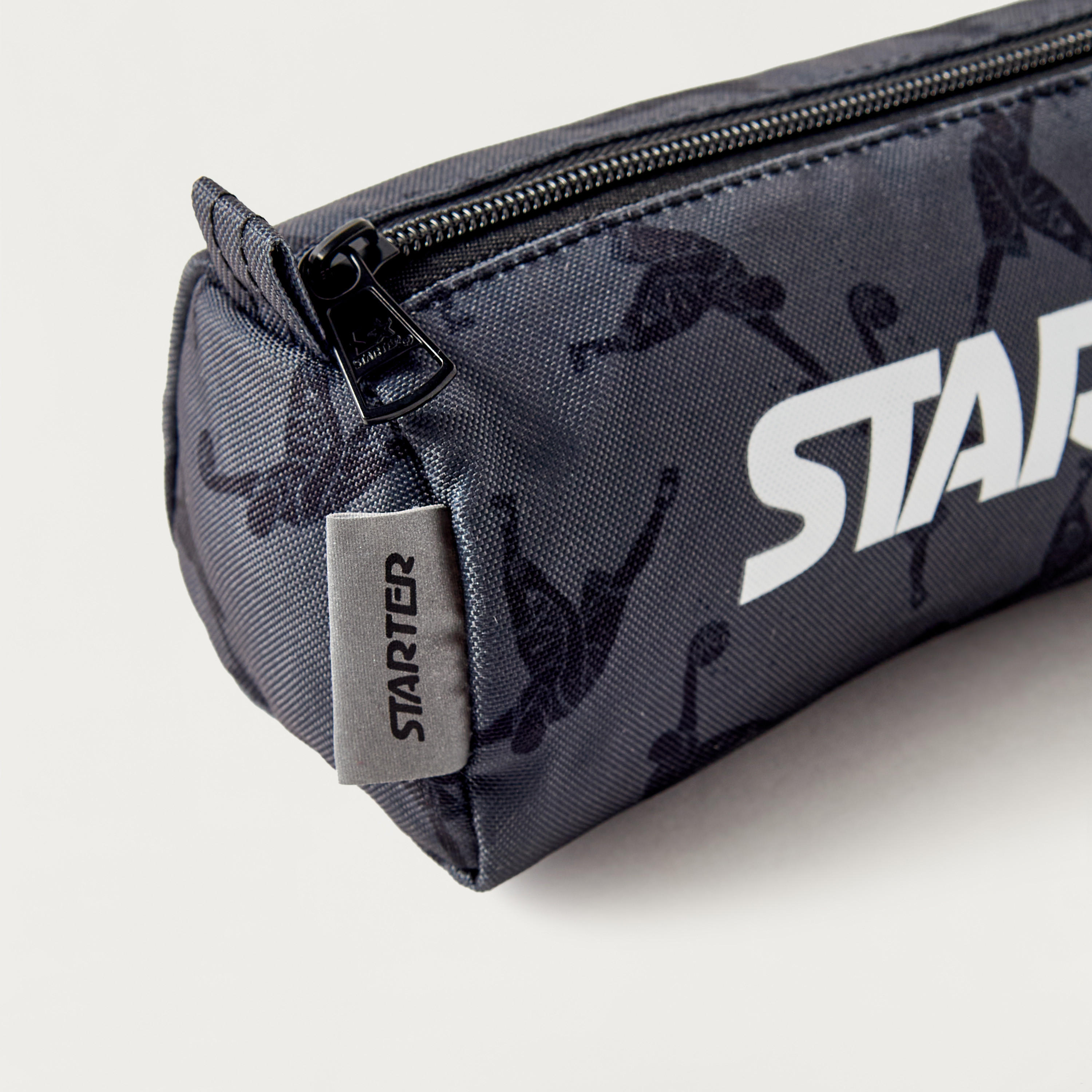 Starter All-Over Basketball Print Pencil Pouch with Zip Closure-school-stationery-pencilcases-image-3