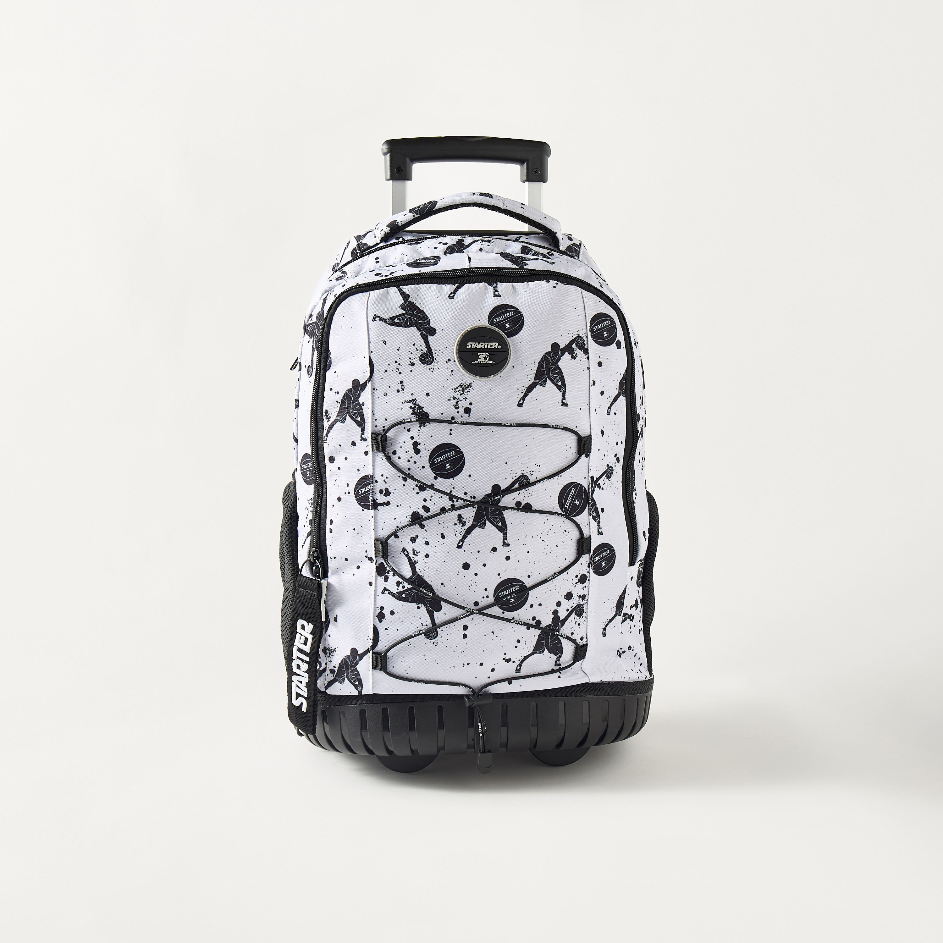 شنطة ترولي بطبعات ألعاب ومقبض قابل للسحب من ستارتر - 34x48 سم-school-bagsandbackpacks-trolleybags-image-1