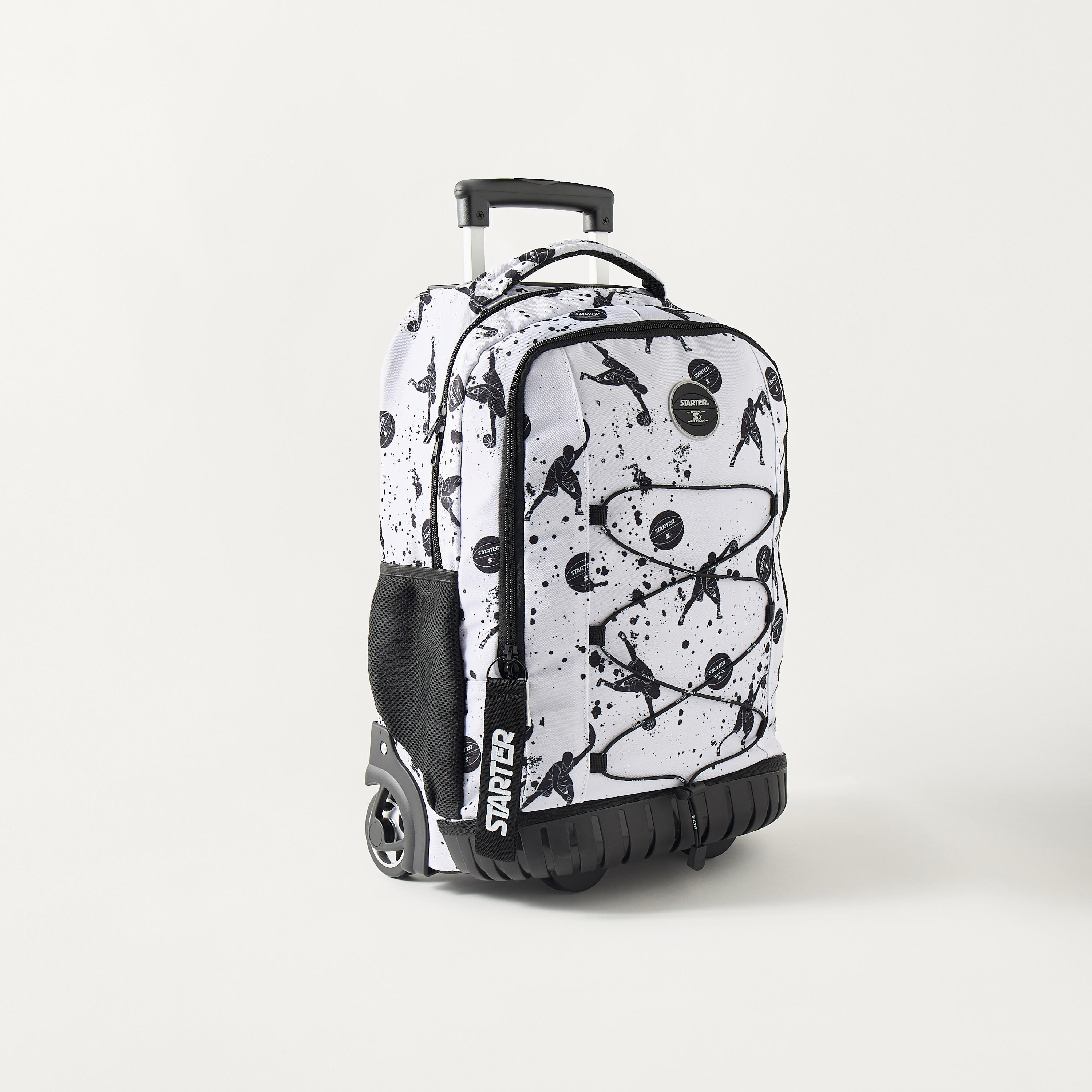 شنطة ترولي بطبعات ألعاب ومقبض قابل للسحب من ستارتر - 34x48 سم-school-bagsandbackpacks-trolleybags-image-2